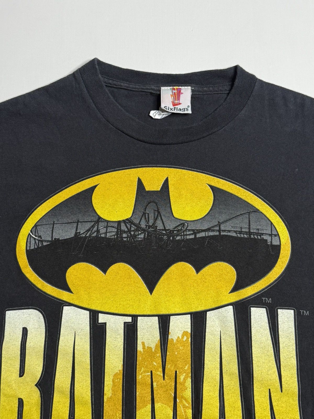 Vintage VINTAGE 1992 Six Flags Batman The Ride Tee “Black” (S) Size US S / EU 44-46 / 1 - 3 Thumbnail