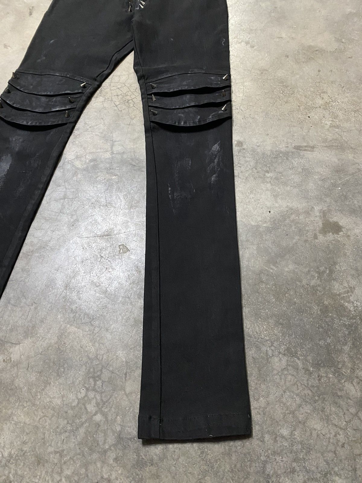 Japanese Brand × Seditionaries Black Punk Rave Jeans Seditionaries Bondage Size US 29 - 3 Thumbnail