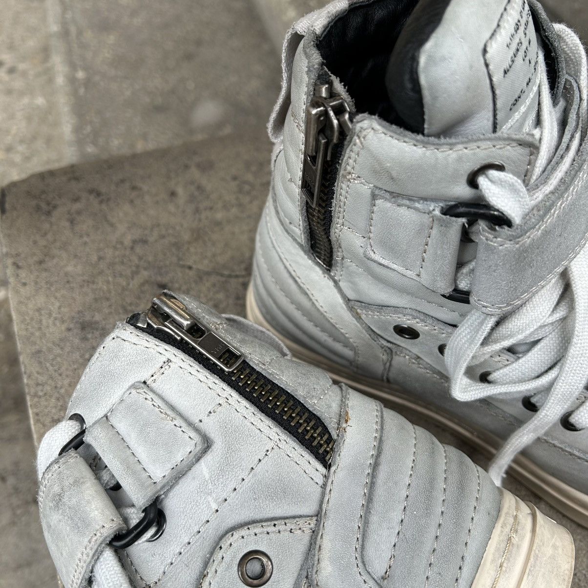 Allsaints Allsaints Geo Hi Top Sneakers Size US 6 / EU 39 - 13 Thumbnail