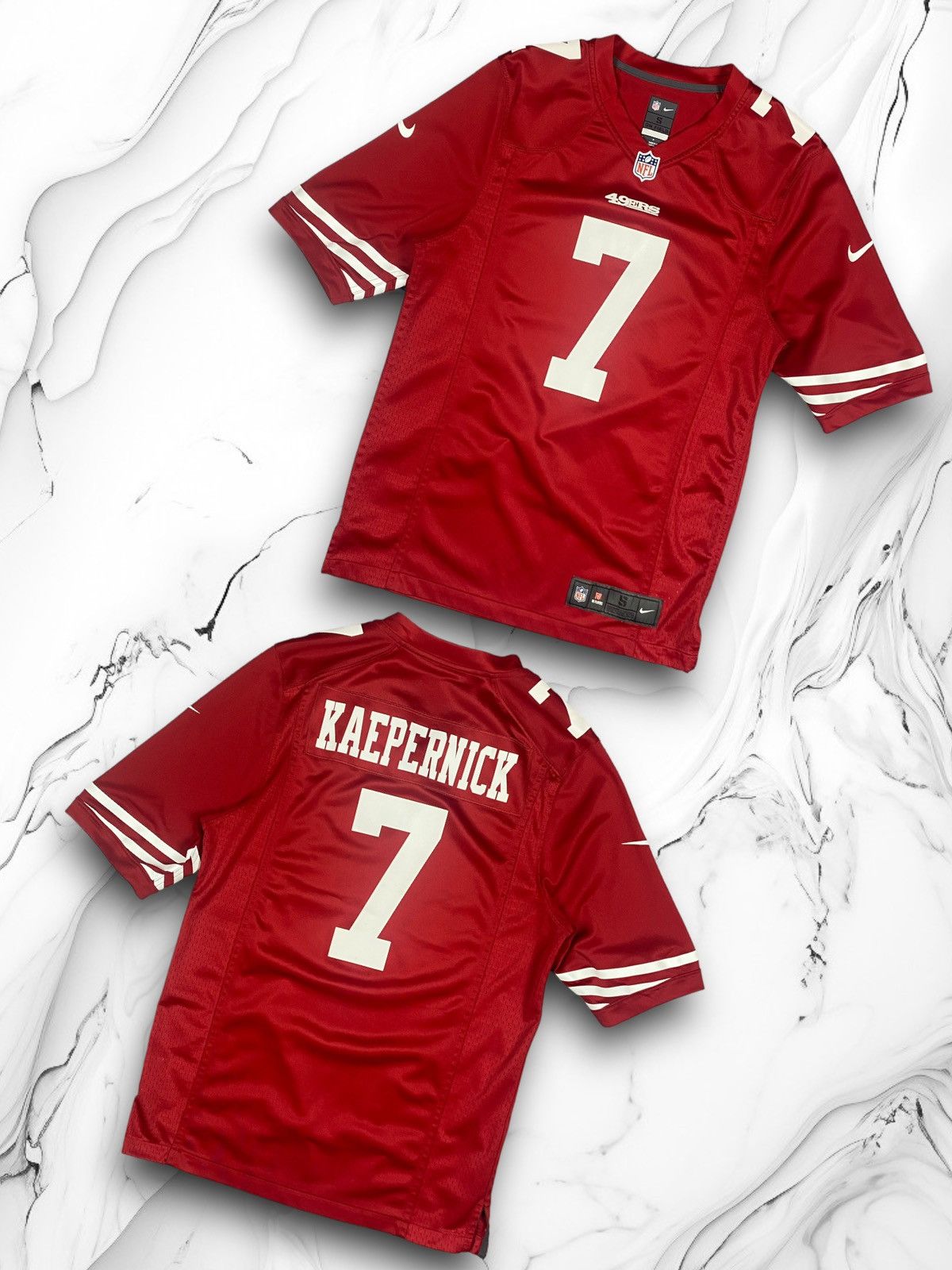NFL × Nike × Vintage Vintage Nike Kaepernick #7 San Francisco 49ers Jersey Size US S / EU 44-46 / 1 - 1 Thumbnail