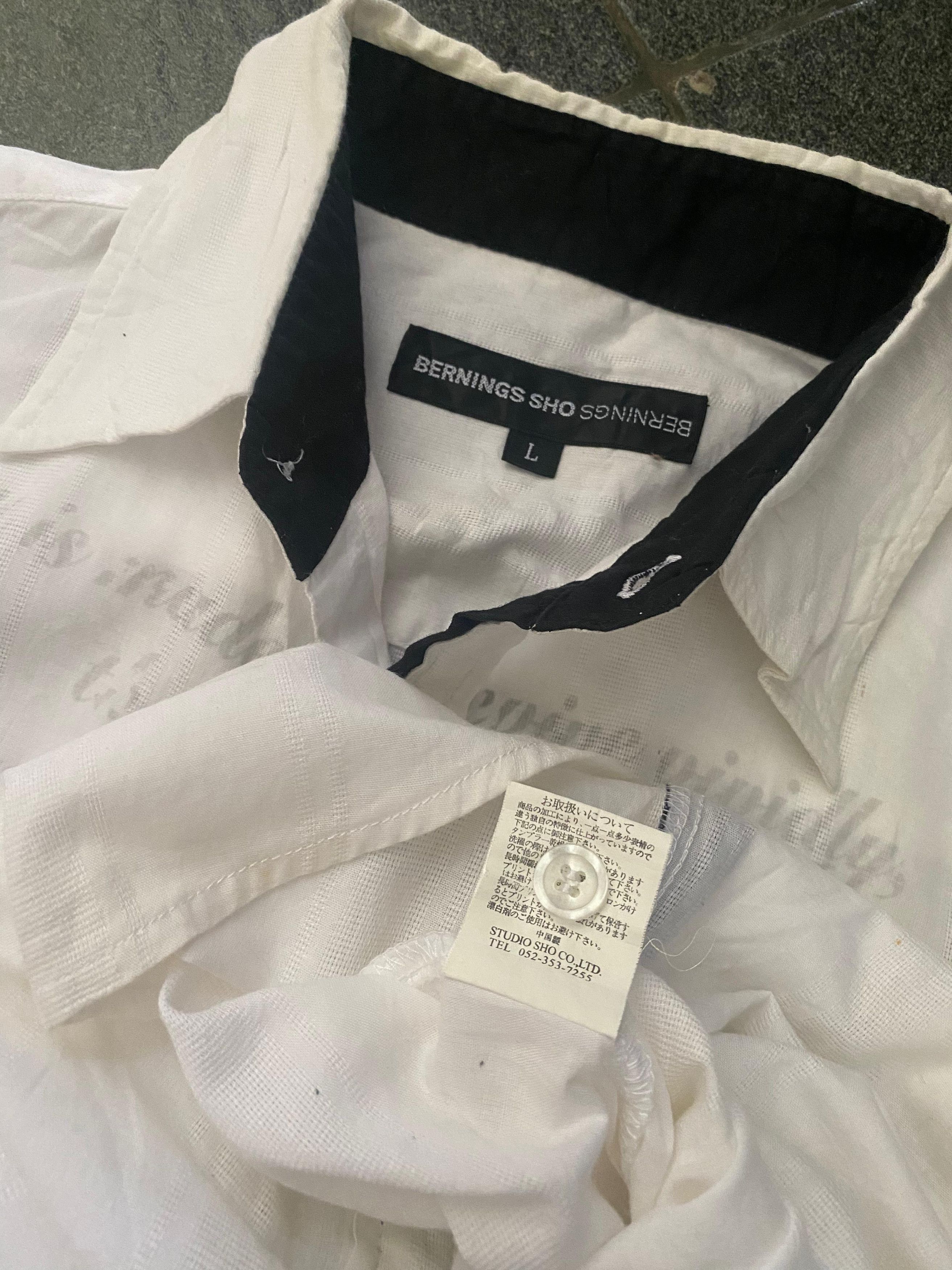 If Six Was Nine Berning Sho Poem Button Shirt Size US M / EU 48-50 / 2 - 6 Thumbnail