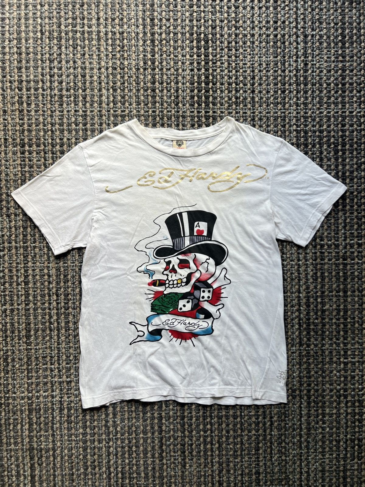 Ed Hardy Ed Hardy Punk Skull Hat Rare Tee Y2K Tattoo Size US L / EU 52-54 / 3 - 1 Thumbnail
