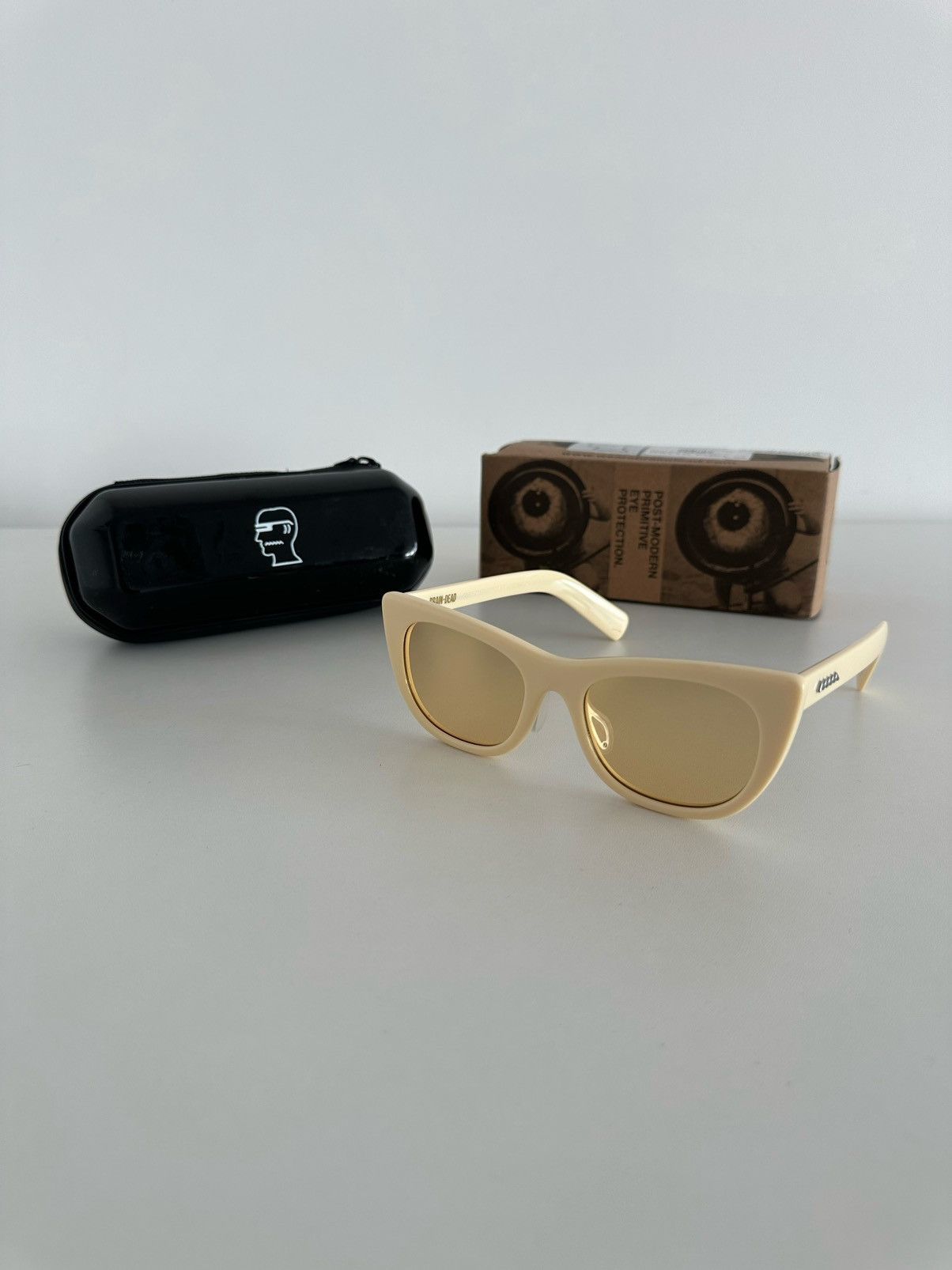 Natto Beige Post-Modern Primitive Eye Protection Sunglasses, Men's — image 2 of 6