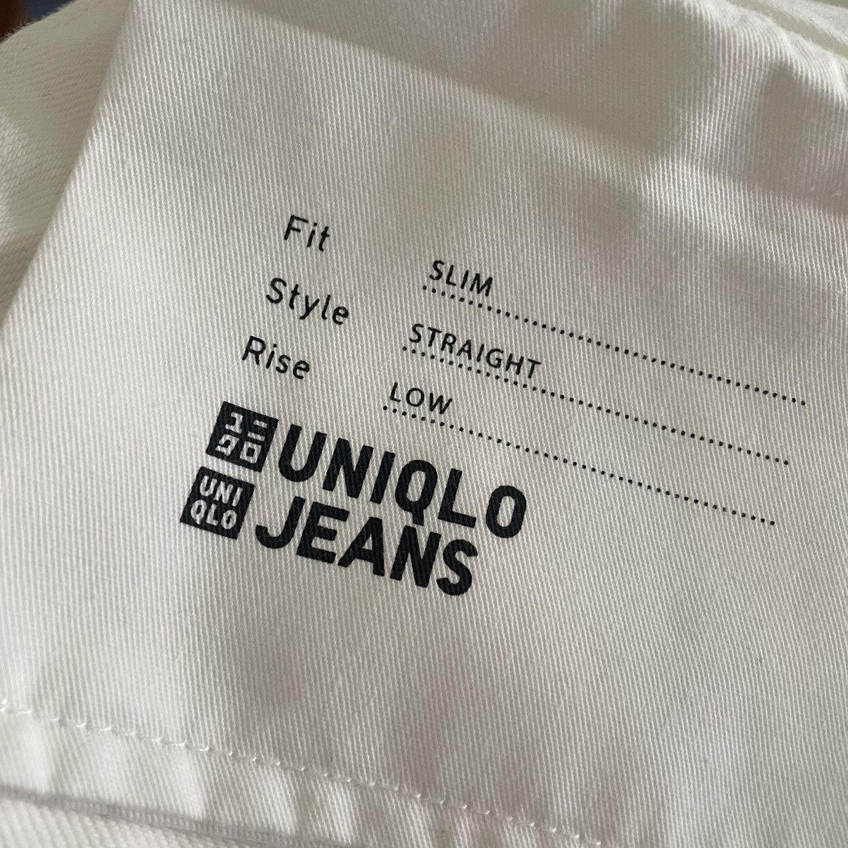 Uniqlo Uniqlo Slim Straight Selvedge Denim – Off-White 42x32 Size US 42 / EU 58 - 5 Thumbnail