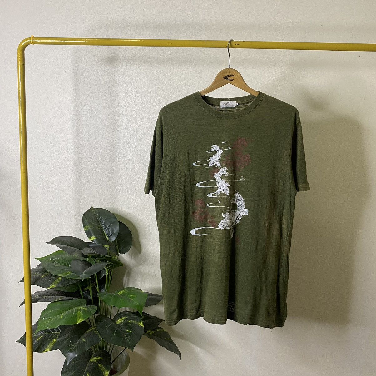 Ed Hardy × Japanese Brand Koi Fish Sukajan Karakuri Tamashii Style Loopwheel Cotton T Size US M / EU 48-50 / 2 - 1 Thumbnail