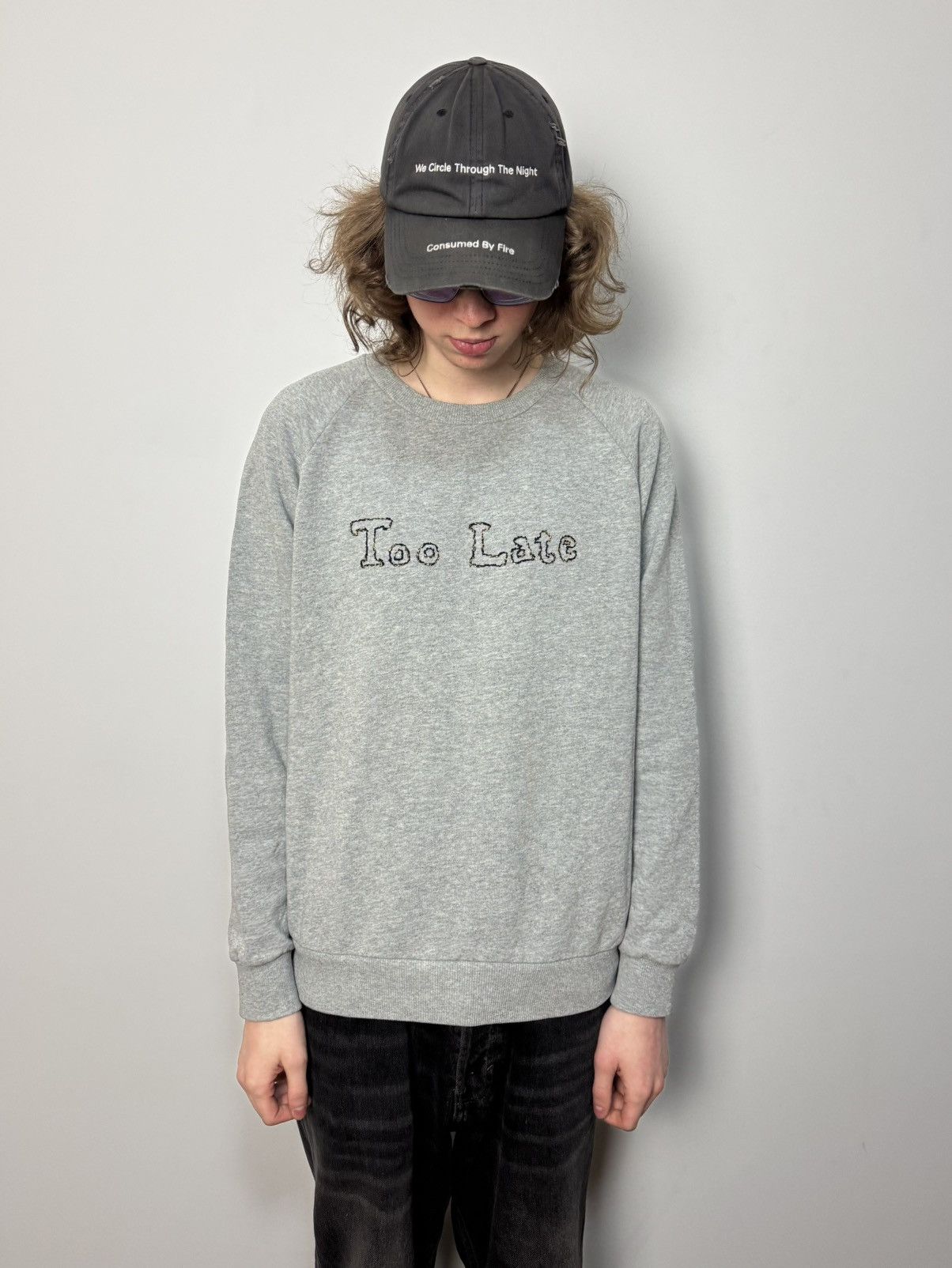 Saint Laurent Hedi Slimane “Too Late” Grail Sweatshirt