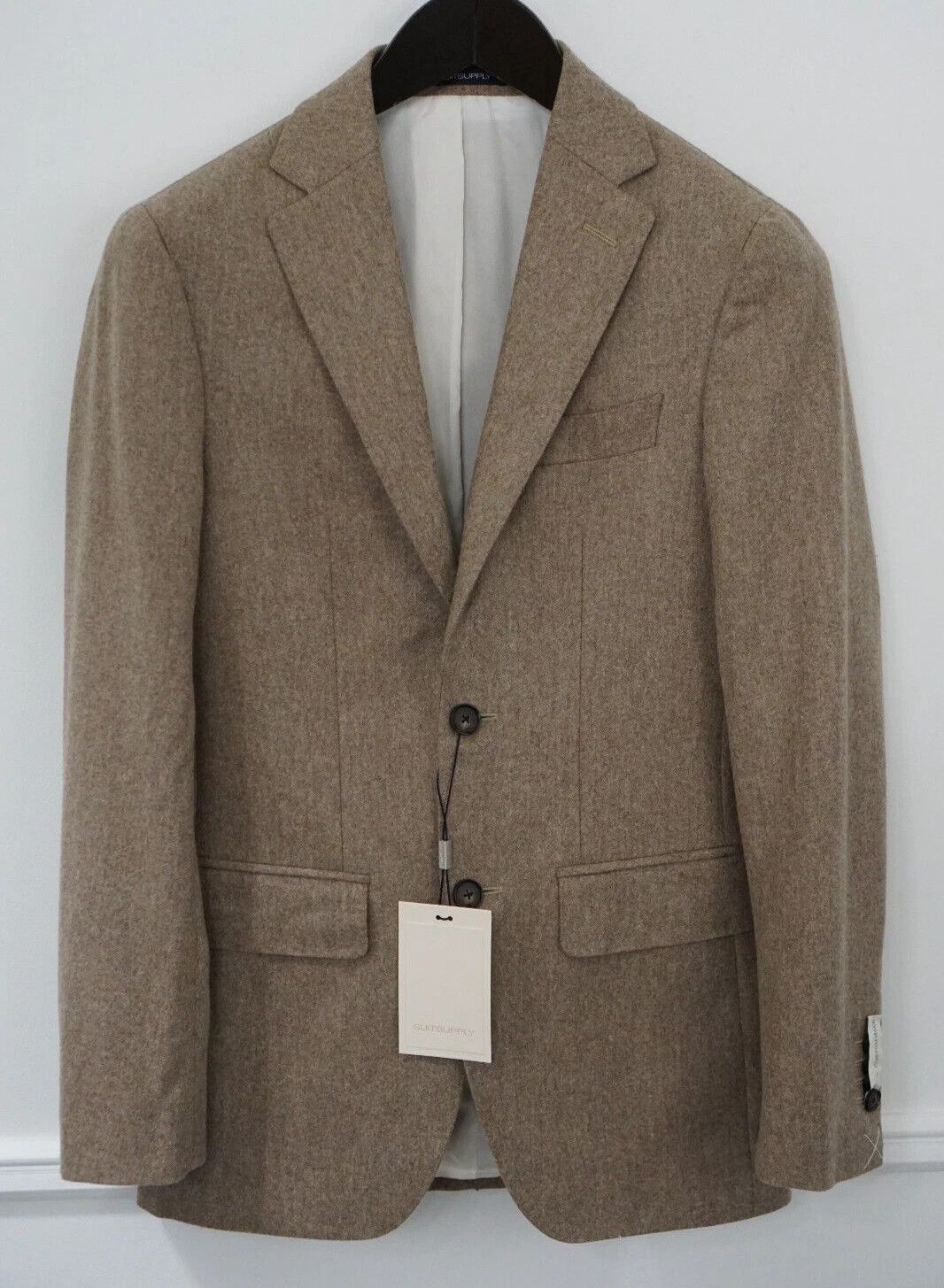 Suitsupply Men Suitsupply Blazer Brown Wool Havanaflap Size UK/US30 Size 34S - 1 Thumbnail