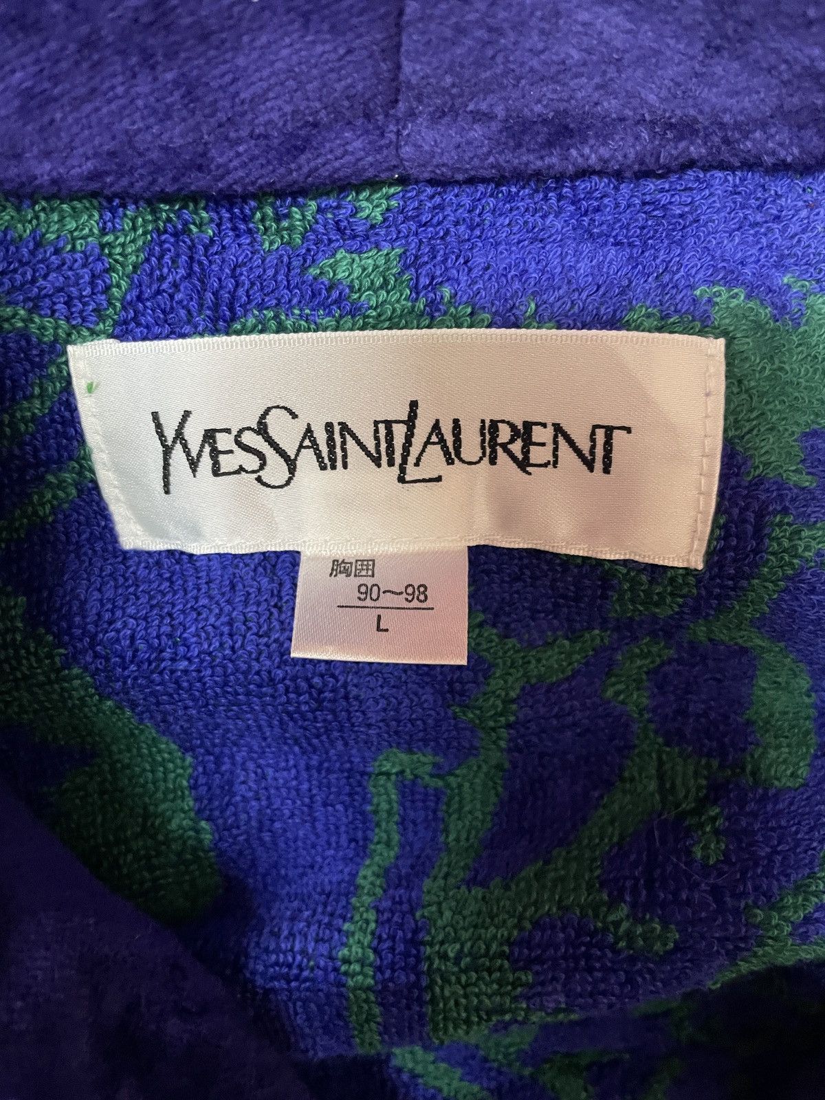 Designer × Yves Saint Laurent Yves Saint Laurent YSL Bathrobe Multicolor Floral Native Size US L / EU 52-54 / 3 - 13 Thumbnail