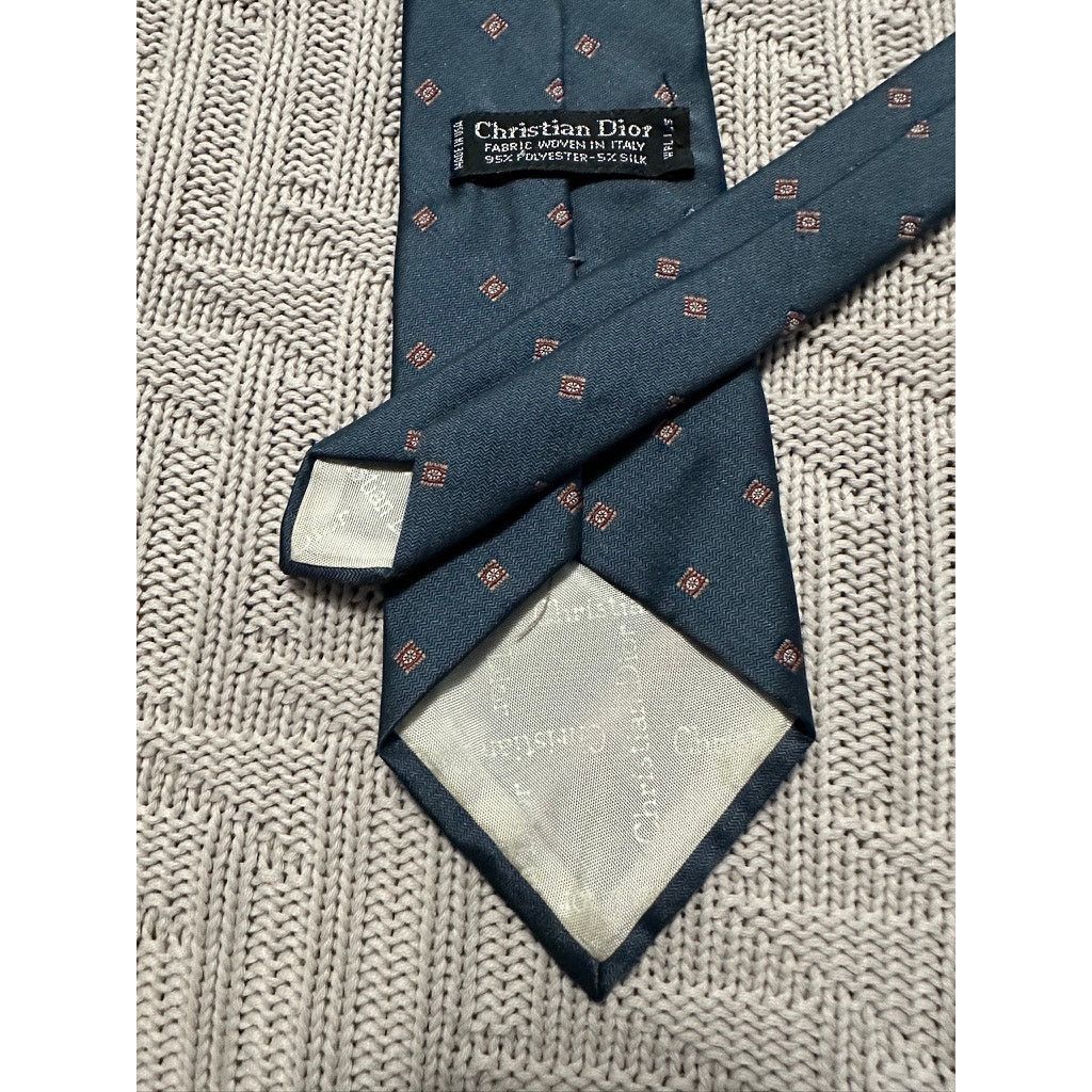 Dior Vintage Dior charcoal gray silk tie Size ONE SIZE - 3 Thumbnail