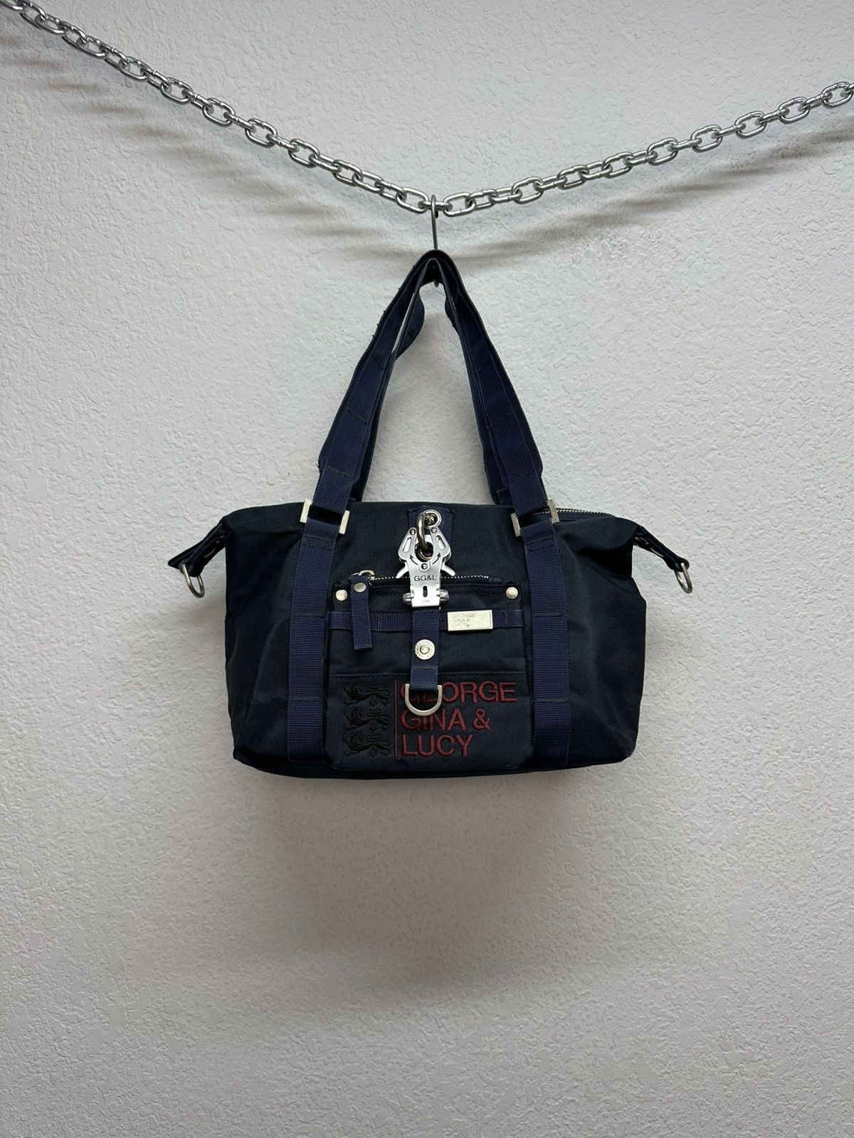 Japanese Brand Vintage GGL Bag Nylon George Gina & Lucy Rare Avant Garde Size ONE SIZE - 2 Thumbnail