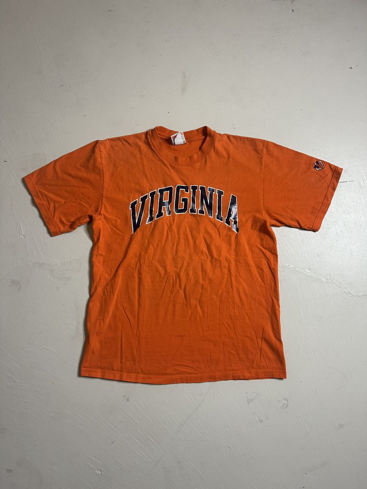 Vintage Vintage 90s Made In USA Virginia University Spellout T Shirt Size US XL / EU 56 / 4 - 3 Thumbnail