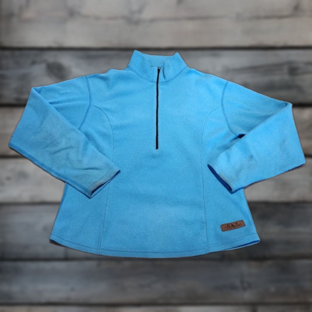 Black Diamond VINTAGE Black Diamond Malden Mills Polar Fleece 1/2 Zip Jacket S Blue Unisex Adults Mens Womens 90s Outdoors Size US S / EU 44-46 / 1 - 1 Thumbnail