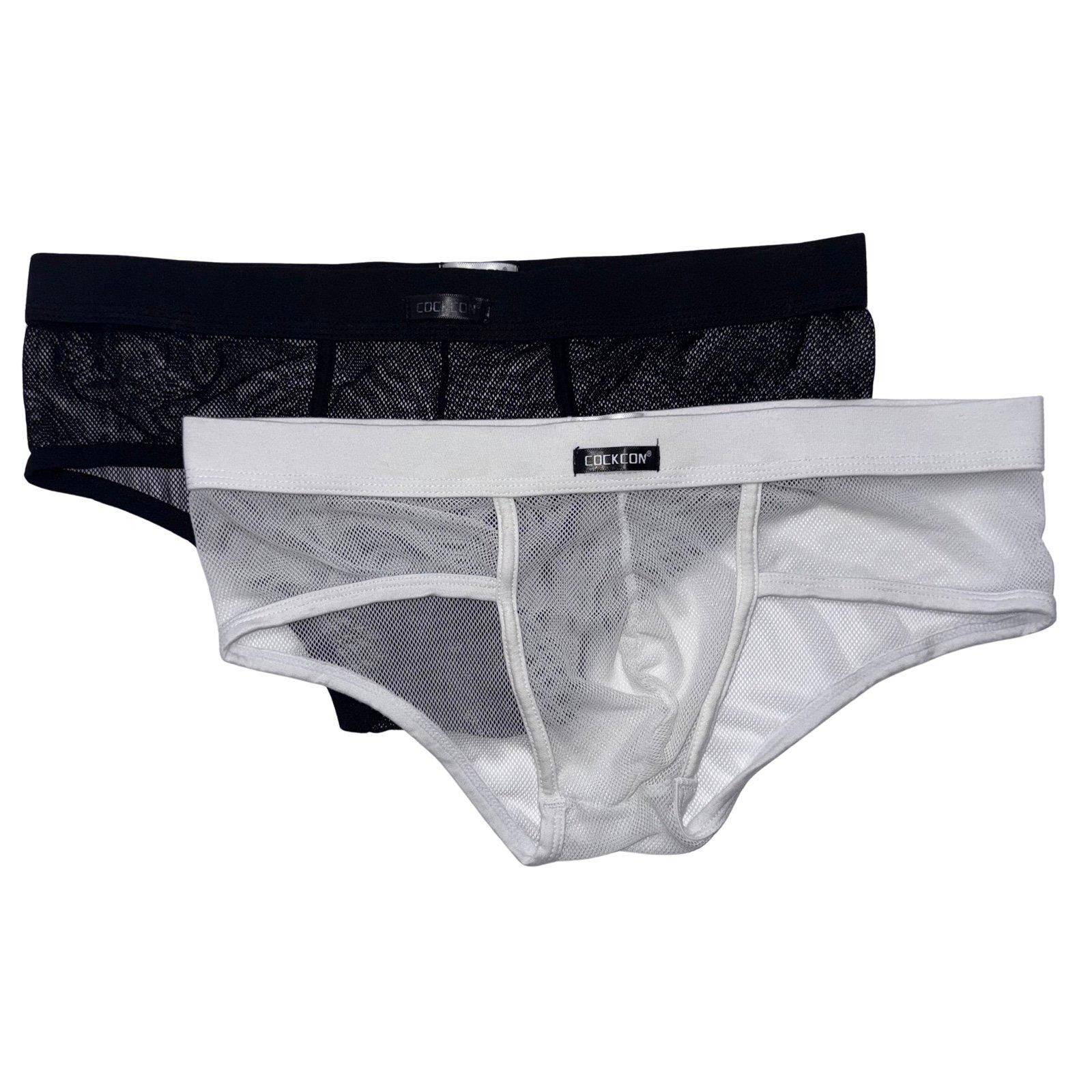 Other COCKCON Mens Breathable Mesh Low Rise Brief Underwear Bundle Size ONE SIZE - 1 Thumbnail