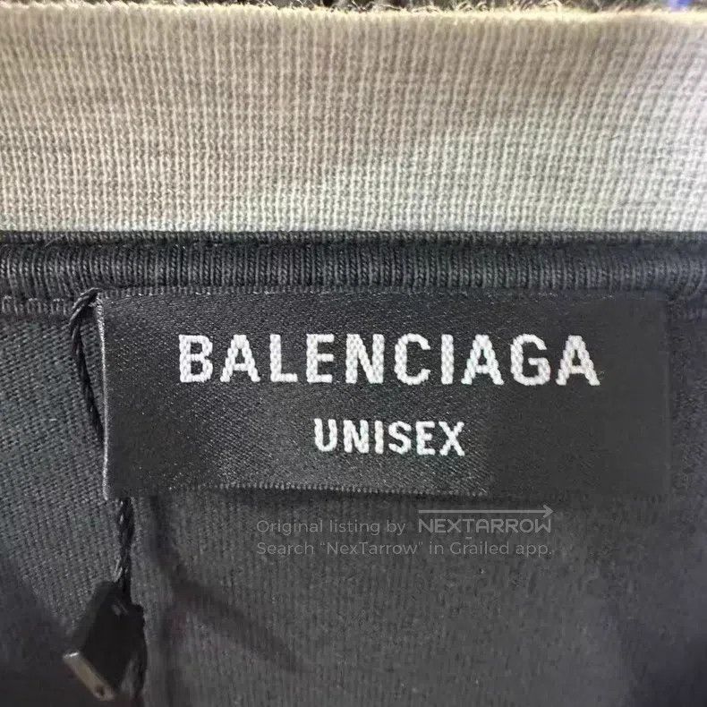 Balenciaga Balenciaga Skiing round ring black and gray pieced short-s Size US M / EU 48-50 / 2 - 3 Thumbnail