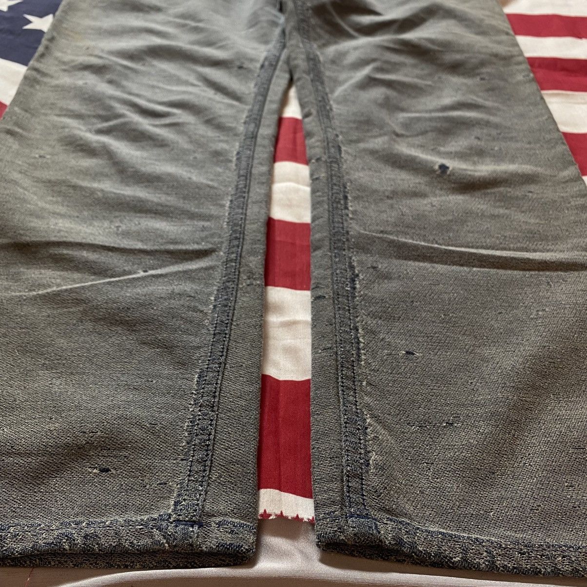 Acne Studios × Japanese Brand Rarest Ance Studios distressed inside out avant-garde jeans Size US 32 / EU 48 - 5 Thumbnail