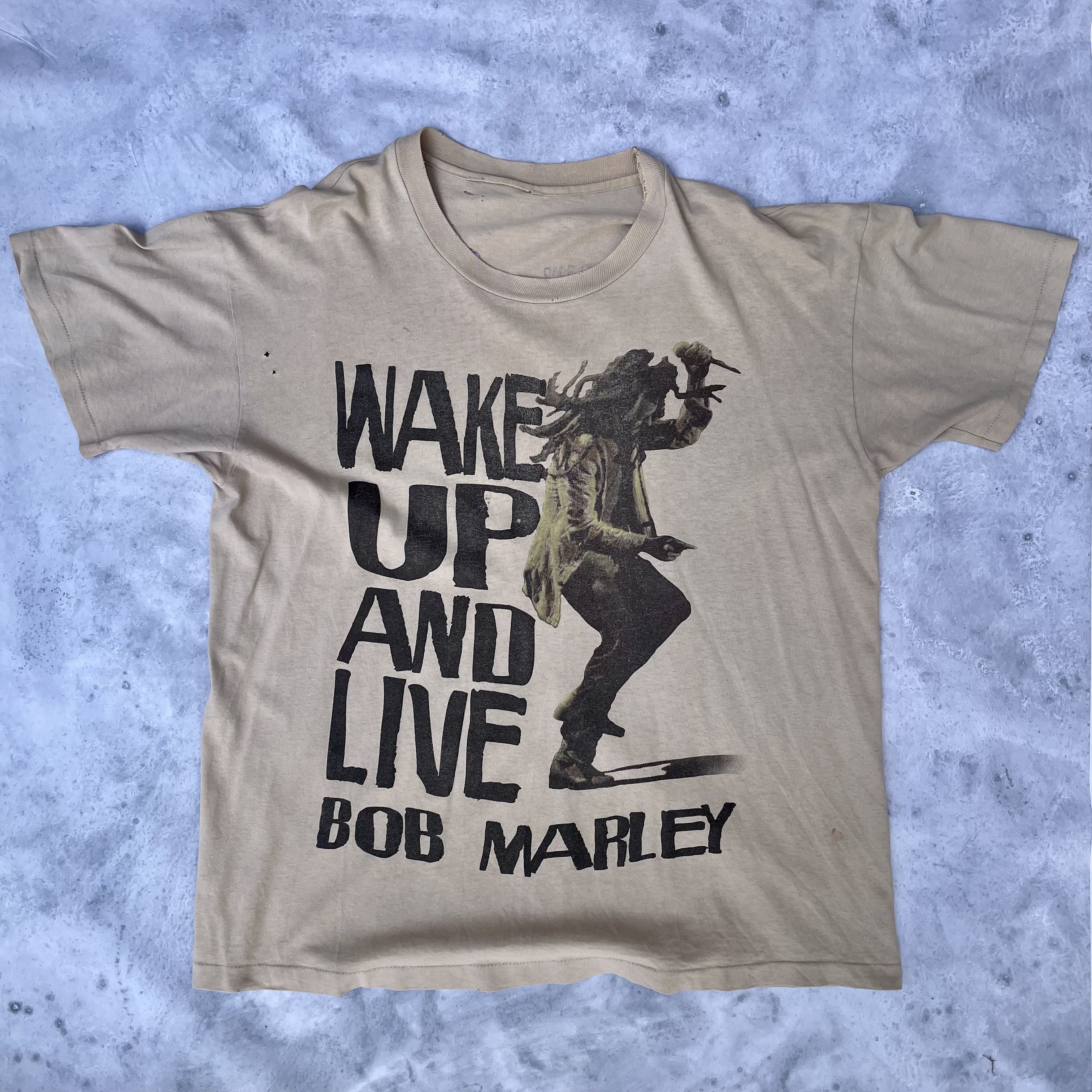 Vintage Bob Marley Shirt 1991 Screen store Stars Single Stitch Lion Gong USA Sz XL