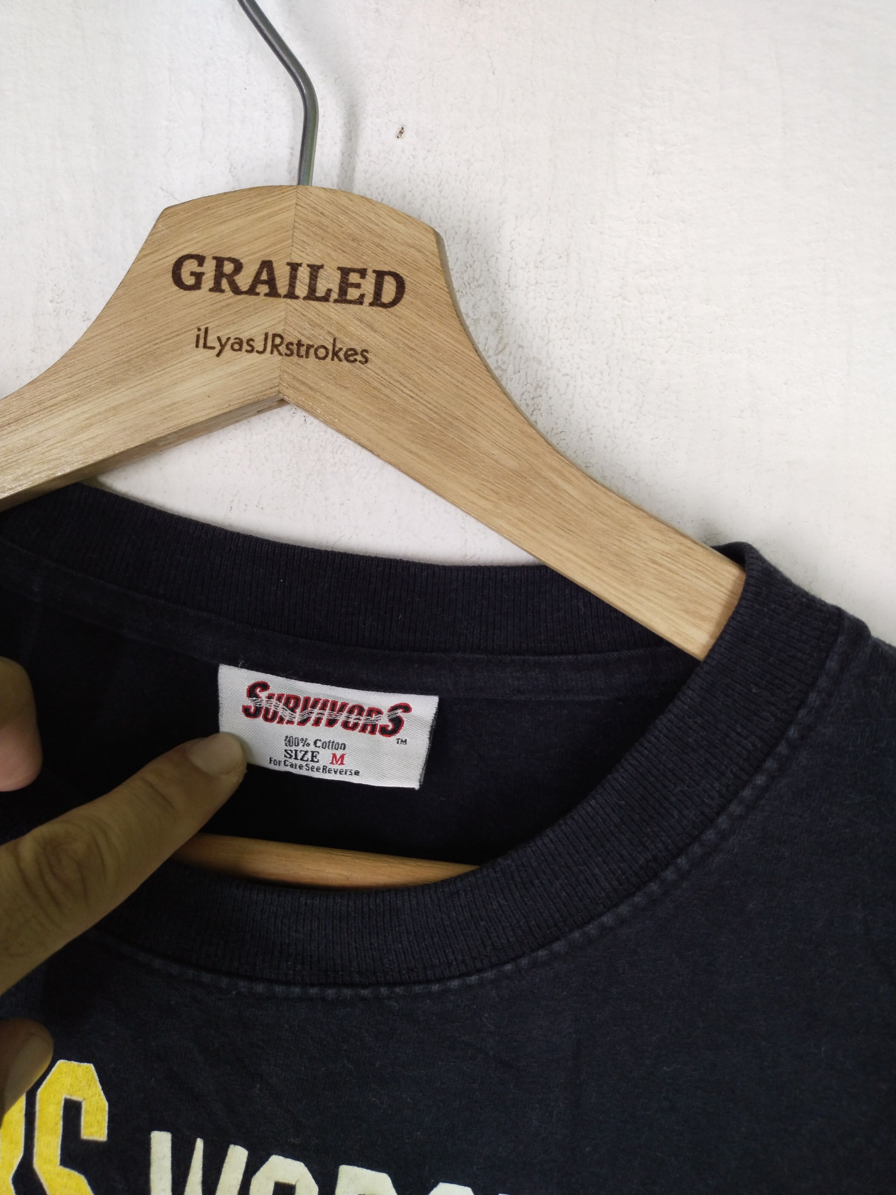 Sniper Gang Vintage Survivors Sniper One Shot, One Kill Shirt Tee Size US M / EU 48-50 / 2 - 4 Thumbnail