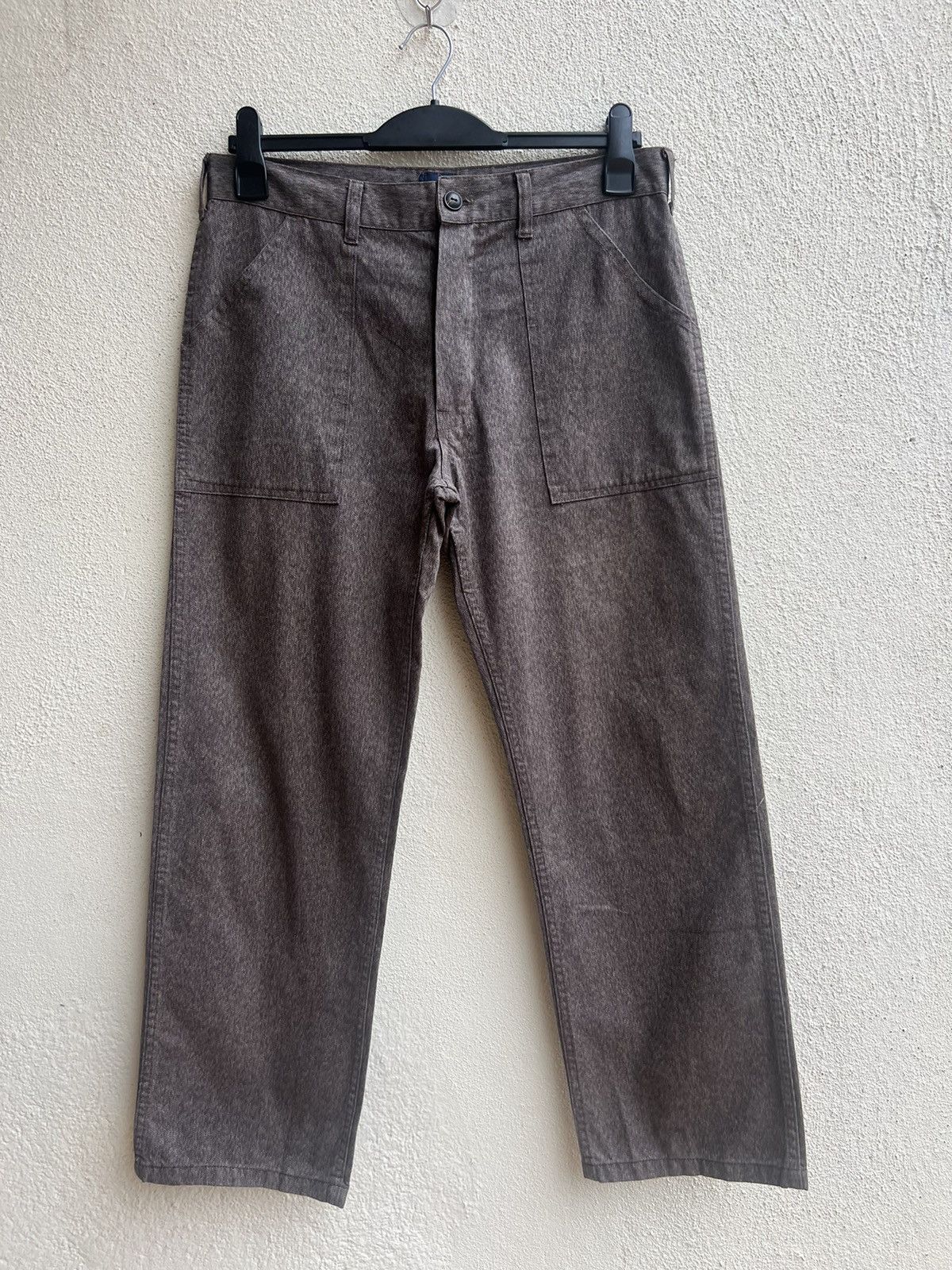 Denime Vintage California Brand Salt & Pepper Fatigue Pant Trouser Size US 32 / EU 48 - 6 Thumbnail