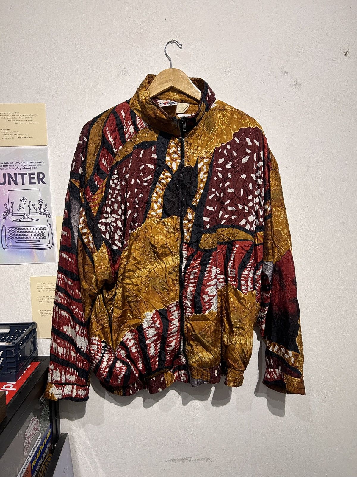 Japanese Brand vintage 80s abstract animal mixed print Japanese KAKTUS PLUS Size US L / EU 52-54 / 3 - 1 Thumbnail