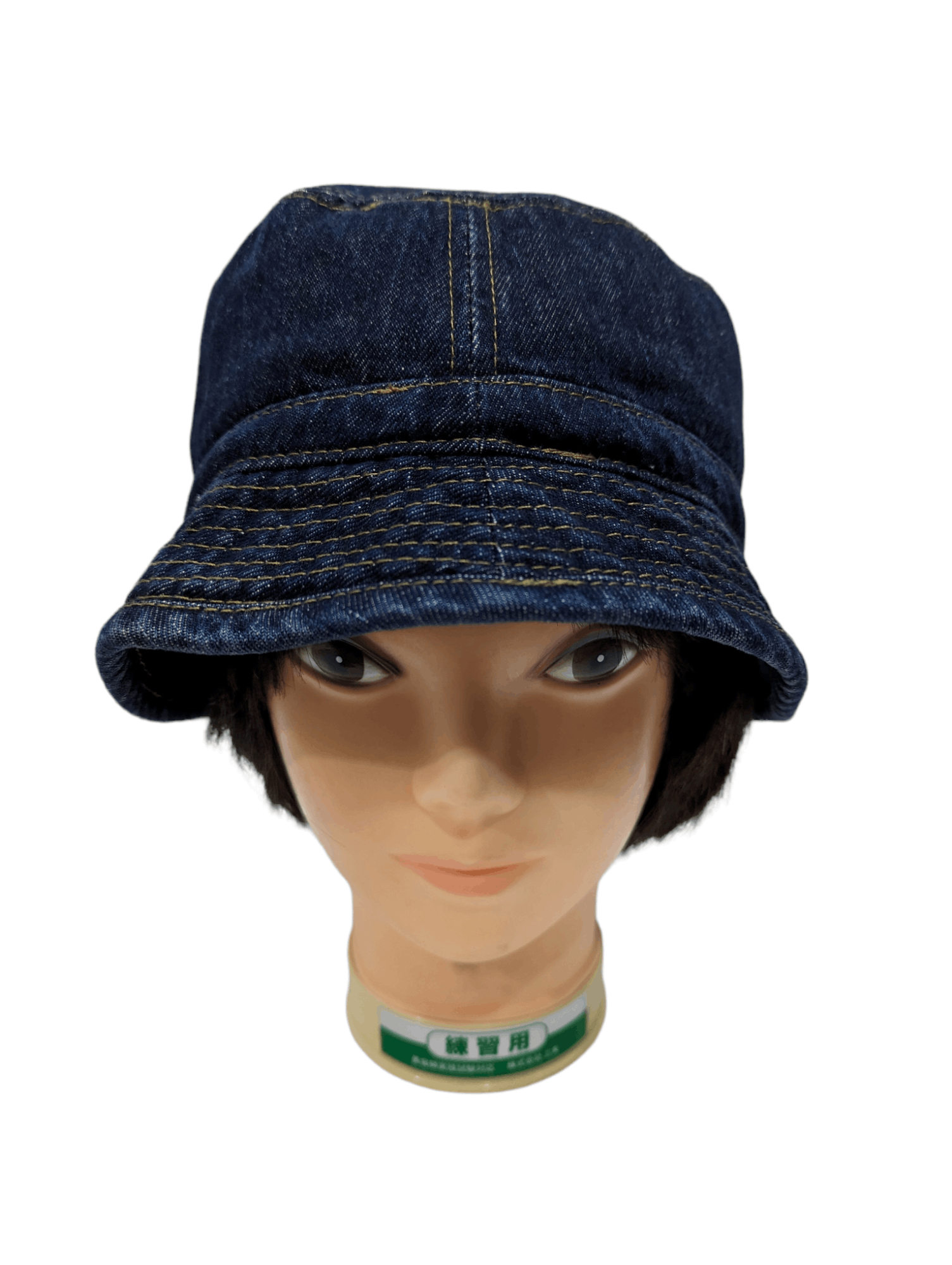 Japanese Brand OXYGEN BUCKET HAT CAP DENIM DESIGN Size ONE SIZE - 1 Thumbnail