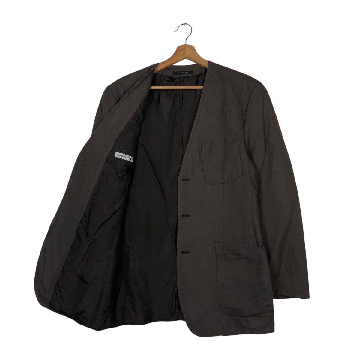 Emporio Armani 🔥VINTAGE CHORE JACKET EMPORIA ARMANI MADE IN ITALY Y COLLAR Size US M / EU 48-50 / 2 - 13 Thumbnail
