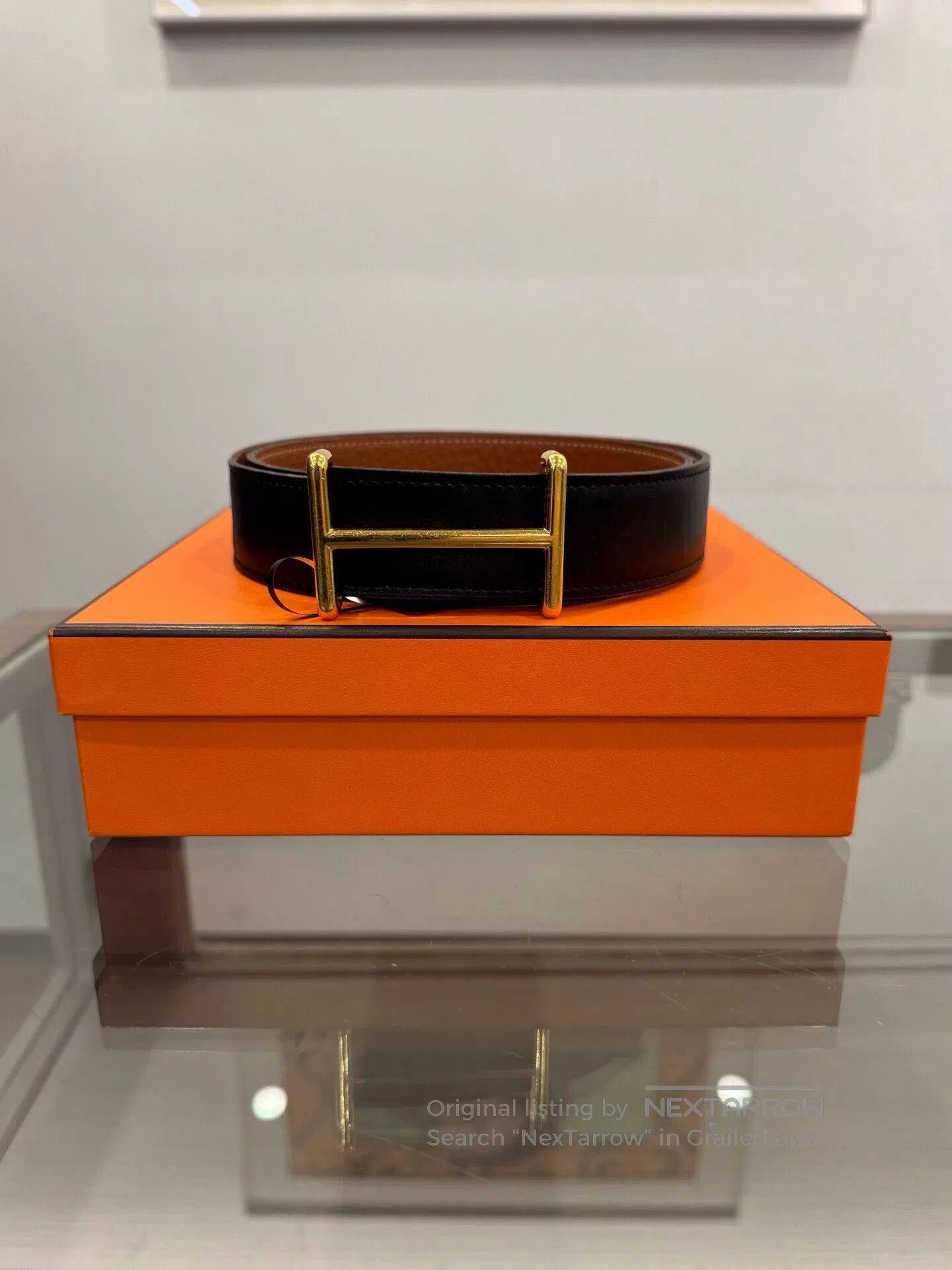 Hermes Hermes H Buckle 3.2cm Wide Belt Size 80. Size ONE SIZE - 1 Thumbnail