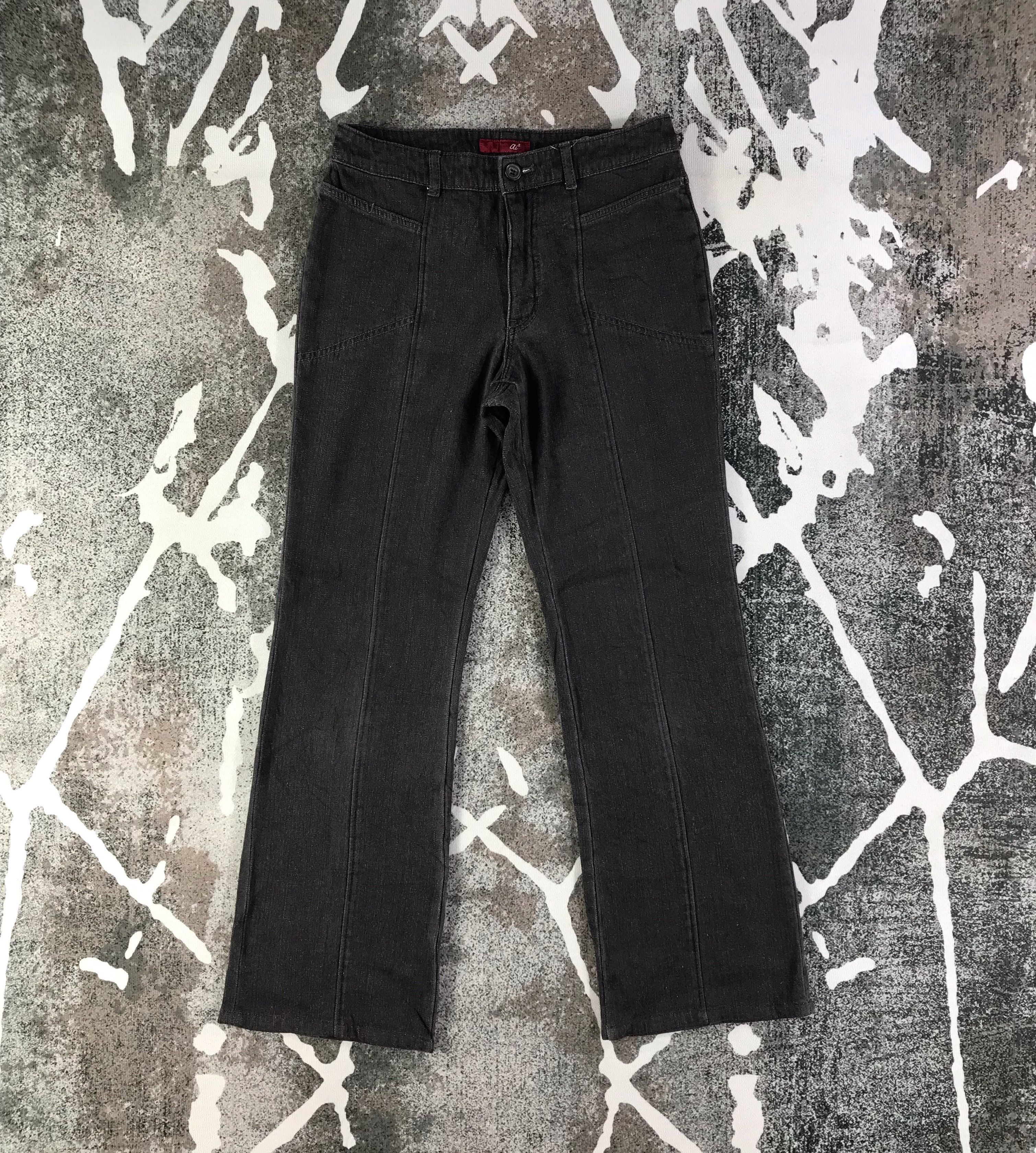 Japanese Brand Japanese Brand ai2 Jeans Faded Black Flare Pants Size 28" / US 6 / IT 42 - 1 Thumbnail