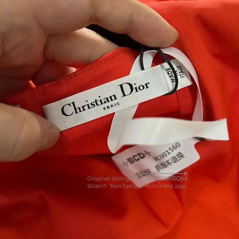 Dior Dior Summer Orange Sleeveless Dress . Size XXS / US 00 / IT 34 - 3 Thumbnail