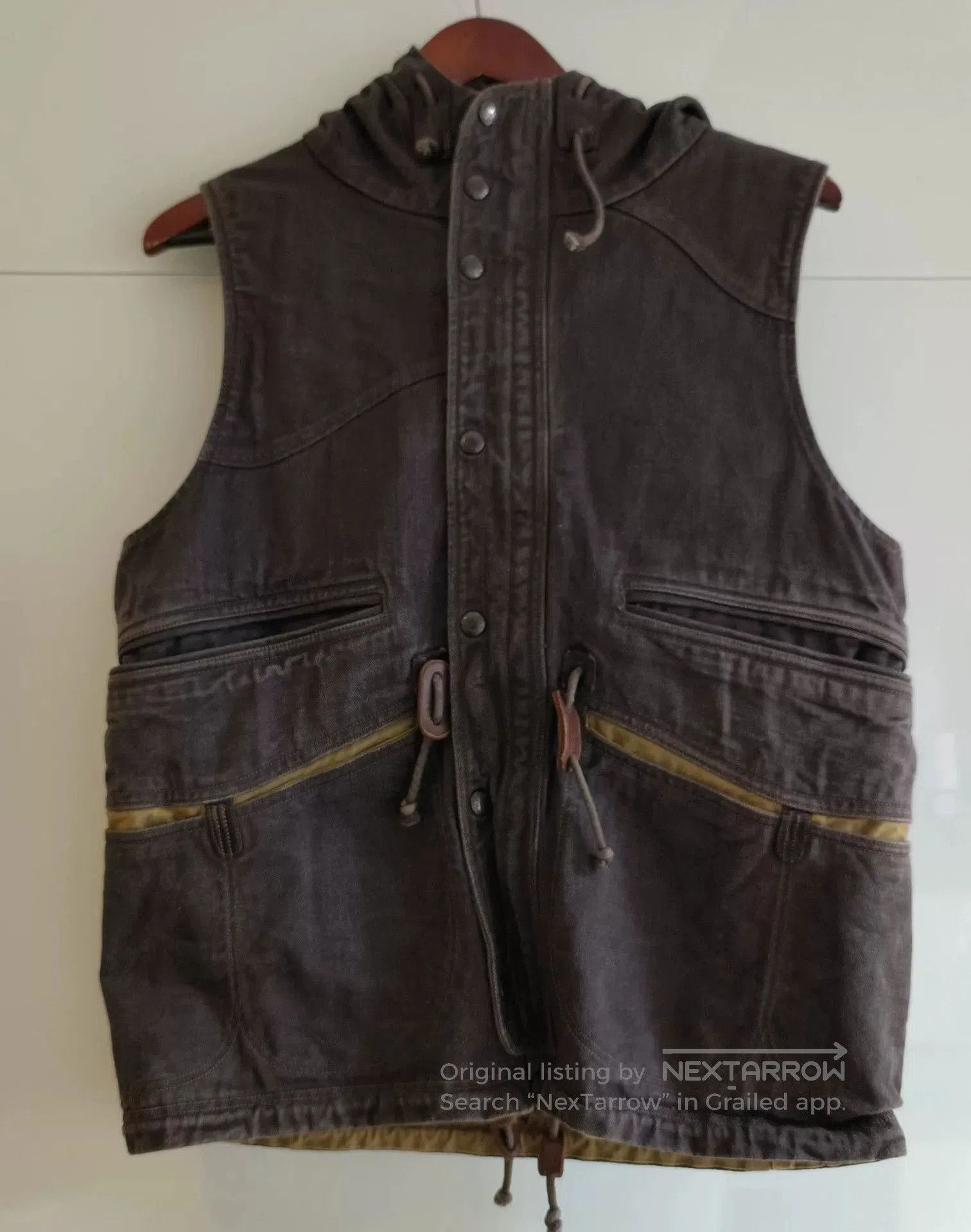 COLIMBO Colimbo Black Vintage Shooter Vest. Size US M / EU 48-50 / 2 - 2 Thumbnail