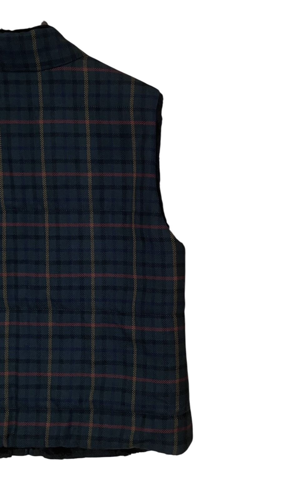 DAKS × Vintage Vintage Brand Daks London Fur Checkered Vest 1990s Size US M / EU 48-50 / 2 - 8 Thumbnail