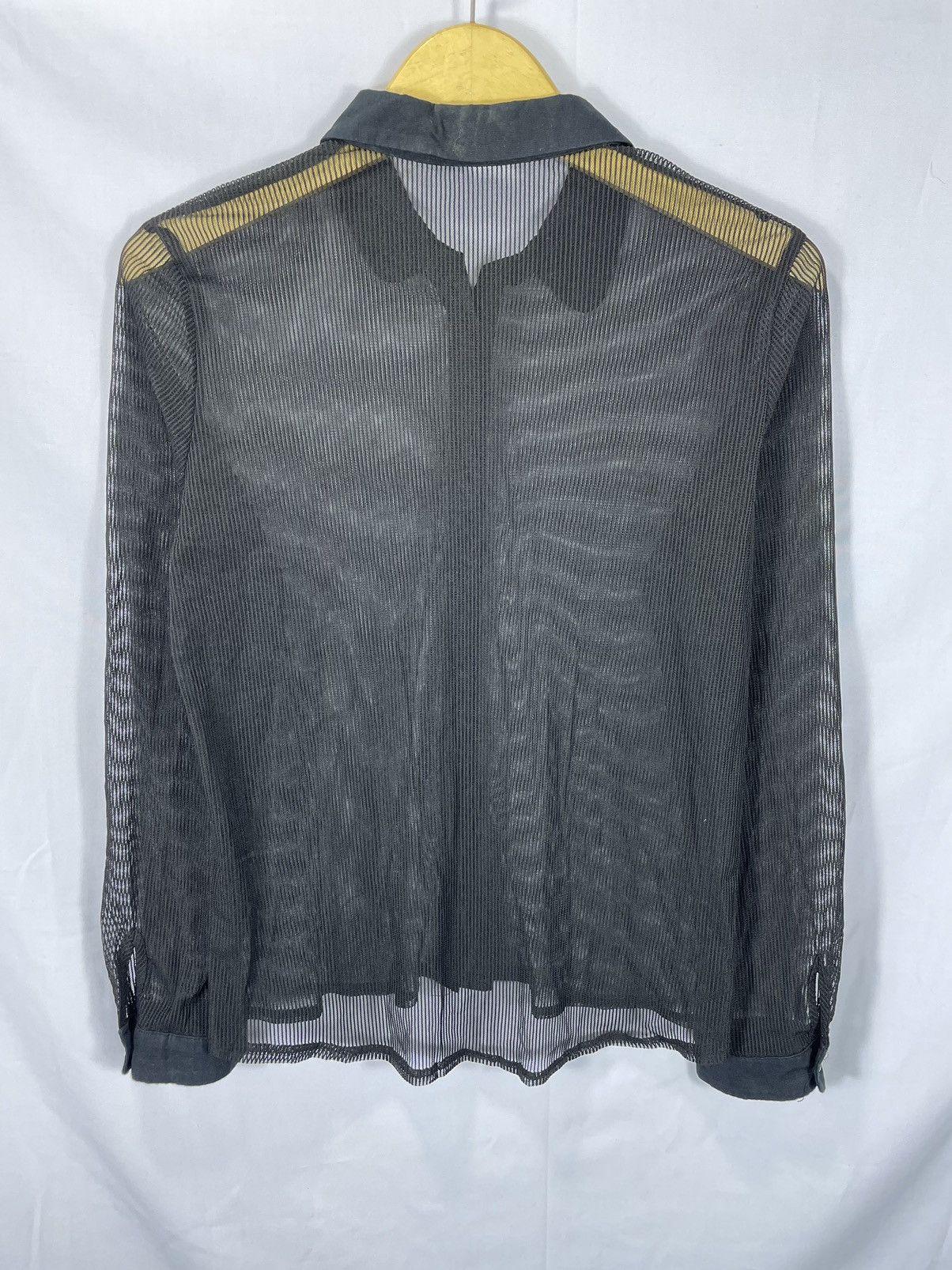 Other Vintage Black Mesh shirt button up Size US S / EU 44-46 / 1 - 2 Thumbnail