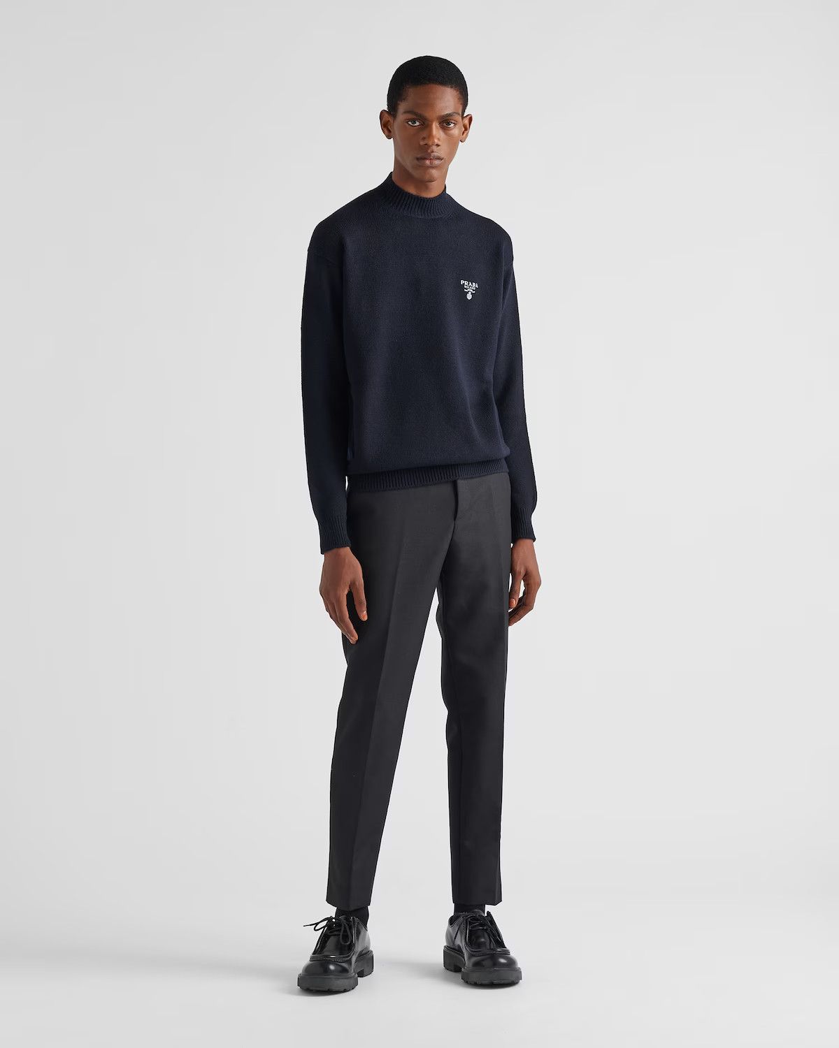 Prada o1mt1gz0226 Cashmere Turtleneck Sweater in Blue Size US S / EU 44-46 / 1 - 2 Thumbnail