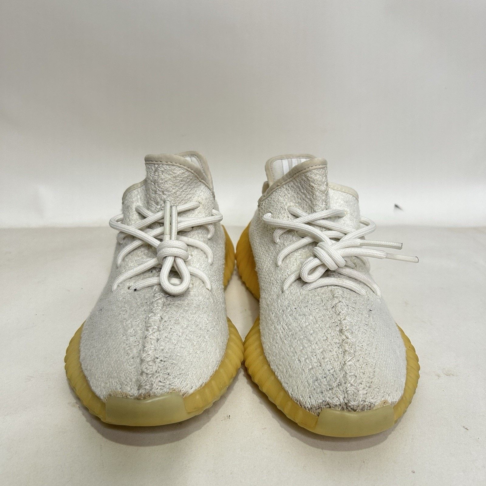 Adidas Adidas Yeezy Boost 350 “Cream/Triple White” CP9366 Size US 6.5 / IT 36.5 - 2 Thumbnail