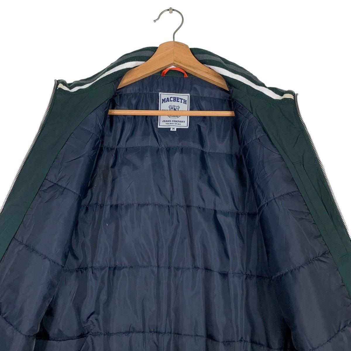 Macbeth MACBETH Green Bomber Jacket #0383-C18 Size US M / EU 48-50 / 2 - 12 Thumbnail
