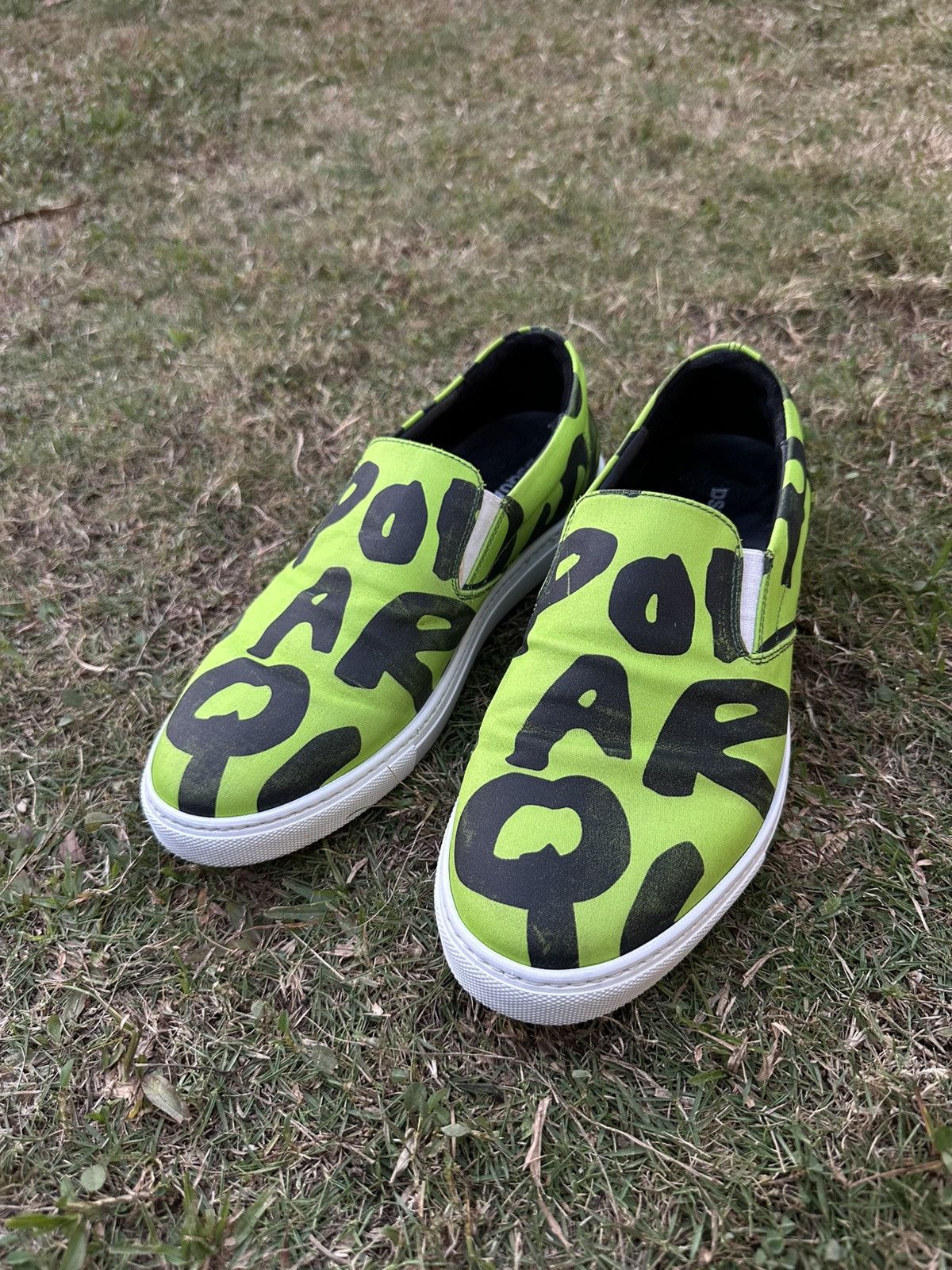 Dsquared2 Dsquared2 Made in Italy Green Neon Slip-on Size US 8 / EU 41 - 9 Thumbnail