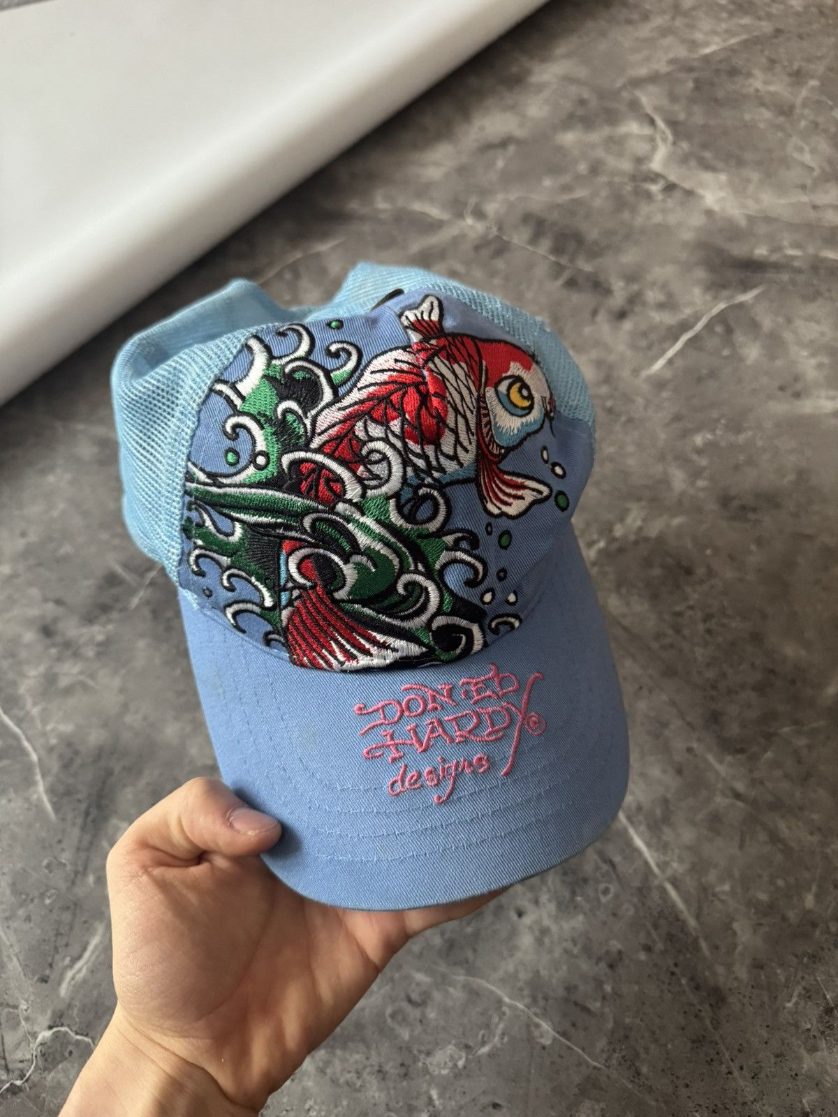 Ed Hardy Ed Hardy Cap SWAG Opium Y2k Avant Garde Size ONE SIZE - 2 Thumbnail