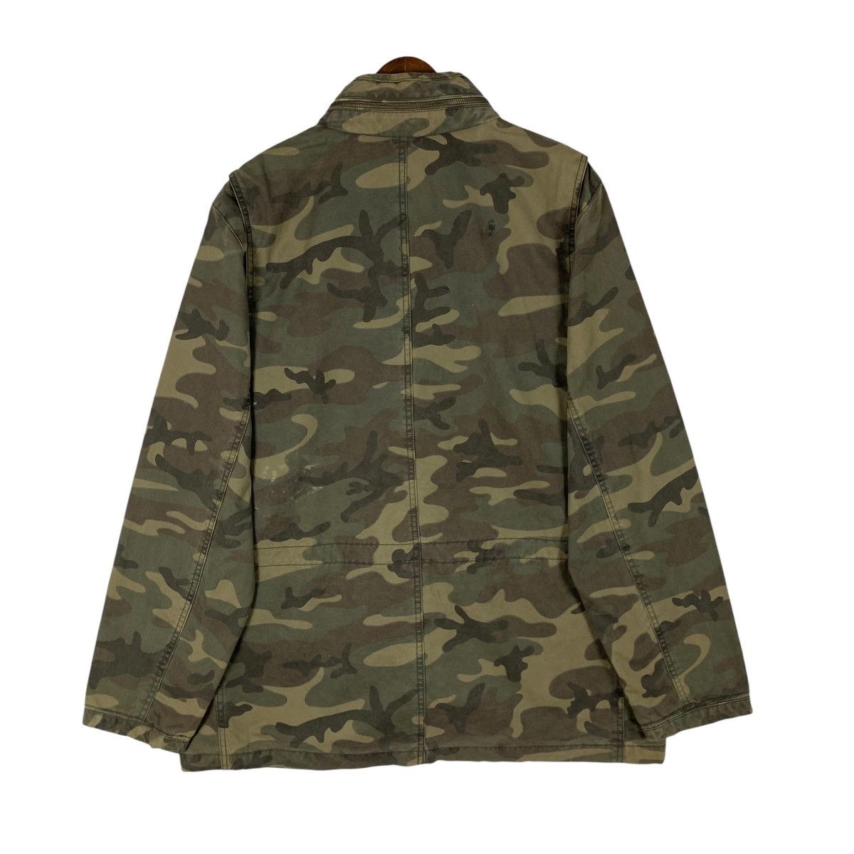If Six Was Nine Vintage RARE Gap Camouflage Military Field Jacket Hoodie Size US L / EU 52-54 / 3 - 15 Thumbnail