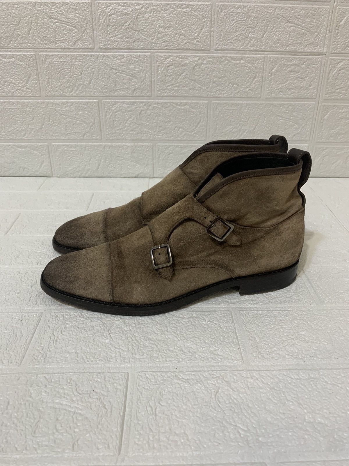 Antonio Maurizi Antonio Maurizi Suede Double Monc Strap Boots Made in Italy Size US 8.5 / EU 41-42 - 3 Thumbnail