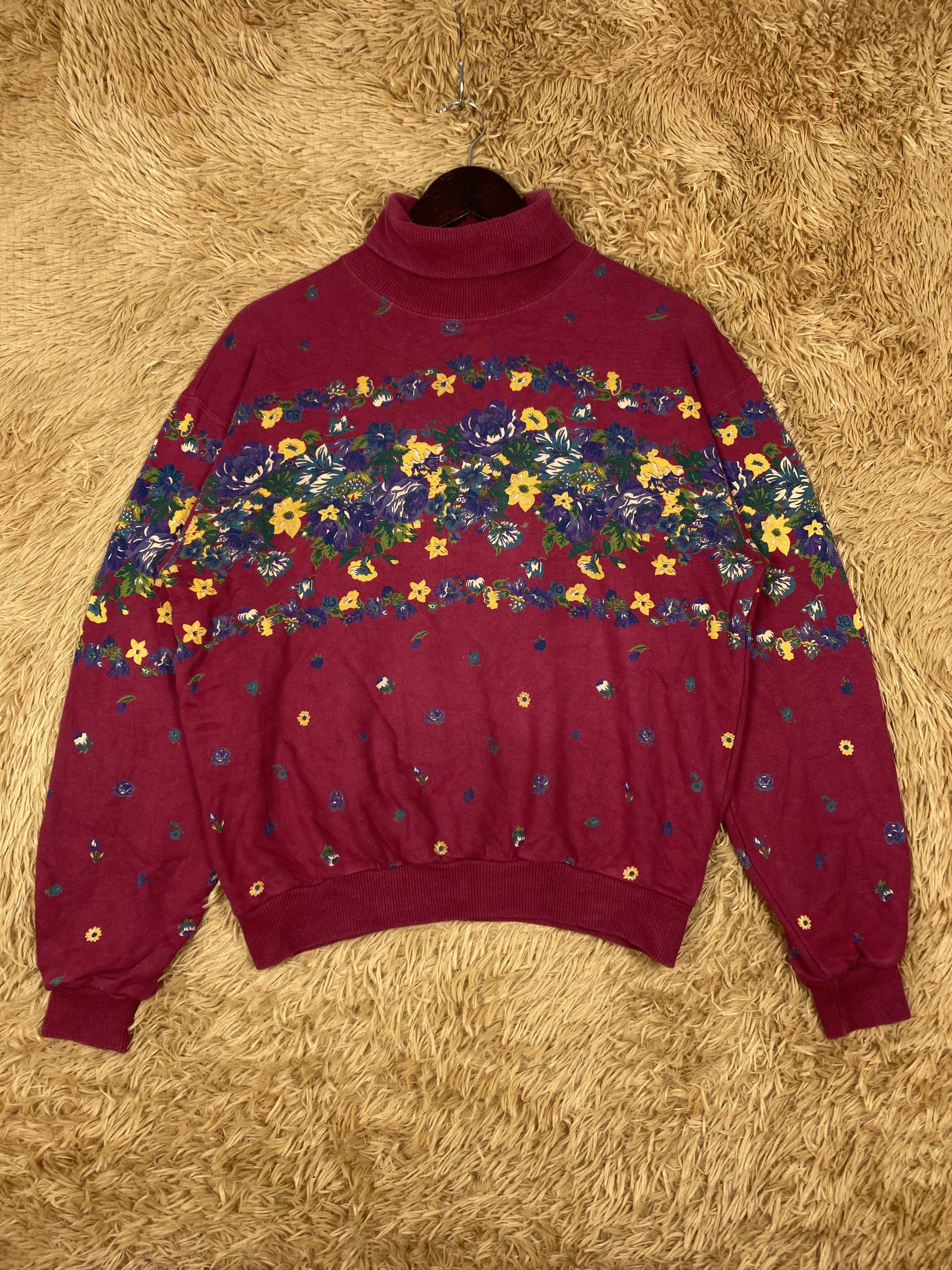 Kenzo Vintage Kenzo Art of Flower Sweatshirts DJ0587 Size US M / EU 48-50 / 2 - 1 Thumbnail