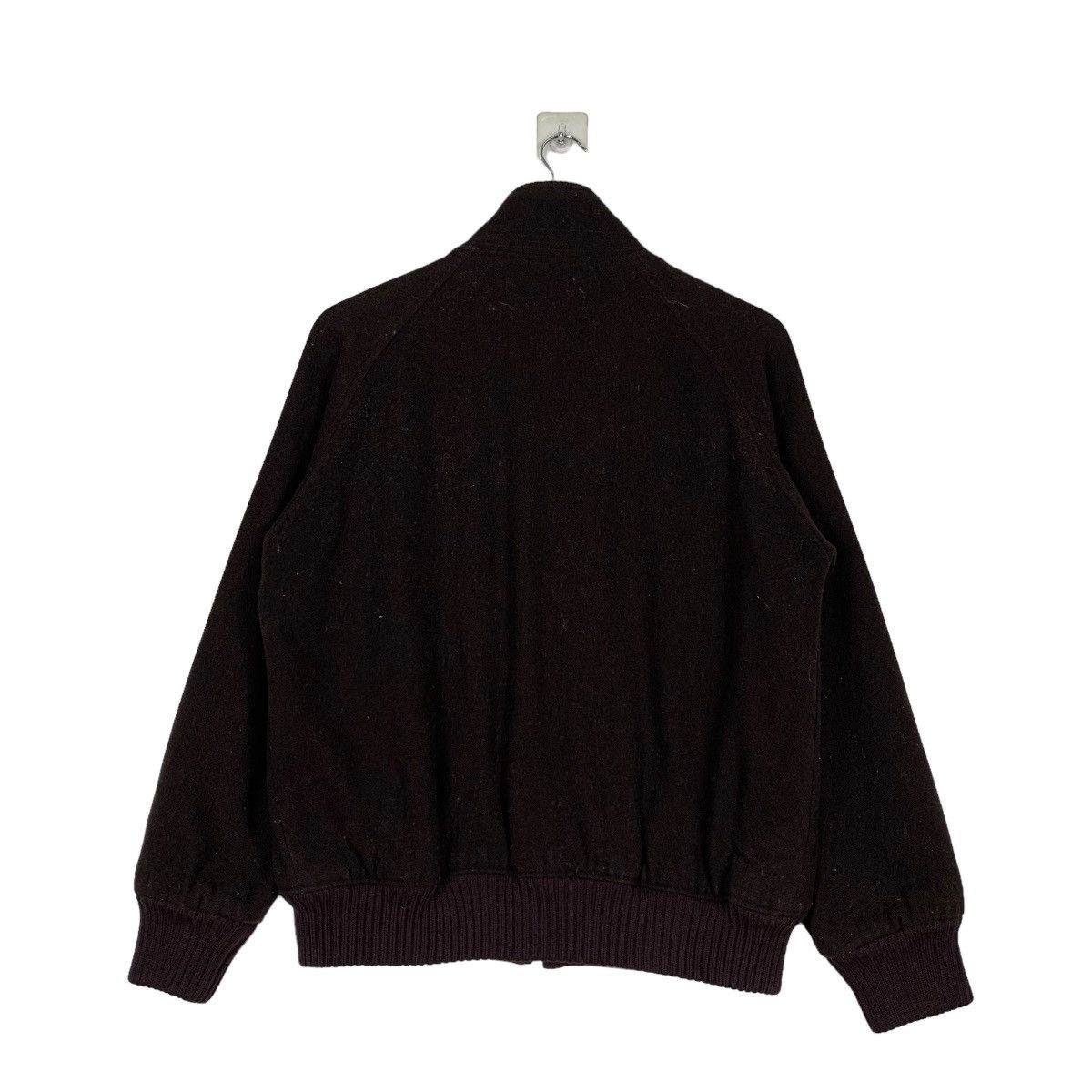 Japanese Brand KENJACK Dark Brown Wool Bomber Jacket #1069-C48 Size US L / EU 52-54 / 3 - 7 Thumbnail