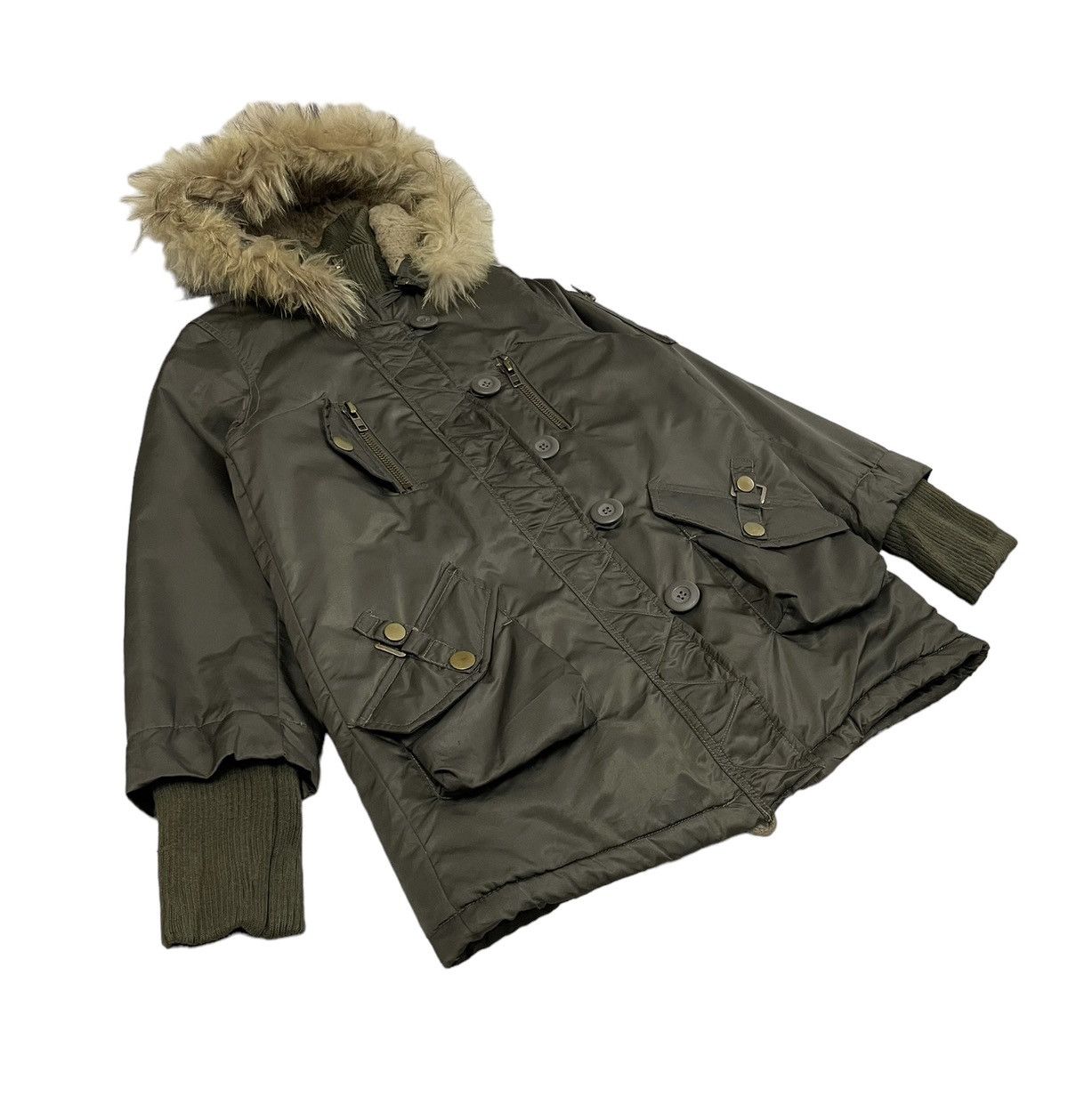 If Six Was Nine Vintage Japanese Brand Parka Sherpa Jacket Size US XS / EU 42 / 0 - 2 Thumbnail