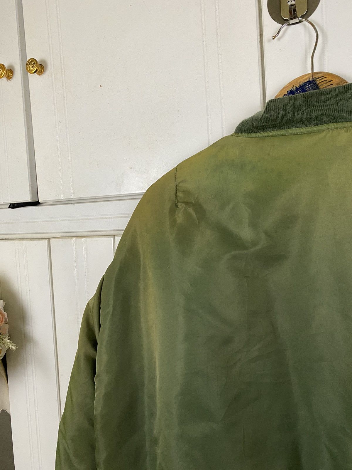 Alpha Industries ✅️Vintage Bomber Jacket Alpha Industries Size US XL / EU 56 / 4 - 4 Thumbnail