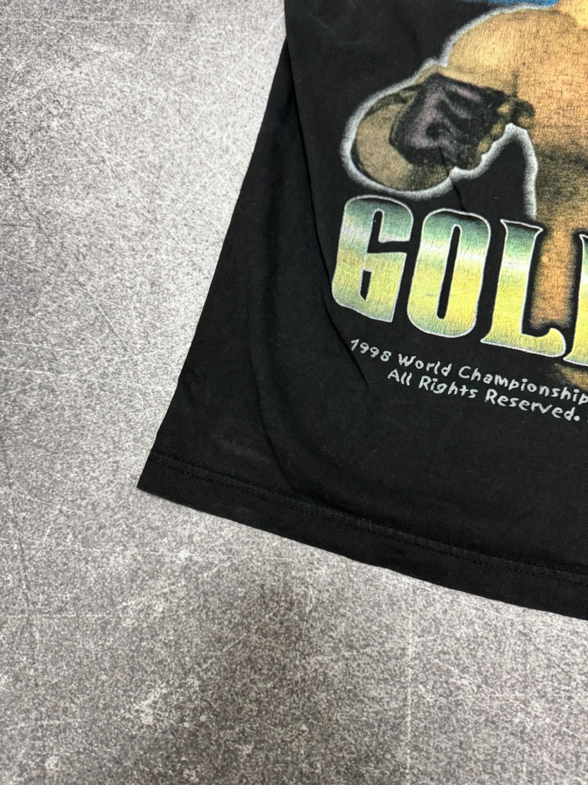 WWE Rare Vintage 1998 WCW GOLDBERG Overprint Tee Size US L / EU 52-54 / 3 - 5 Thumbnail
