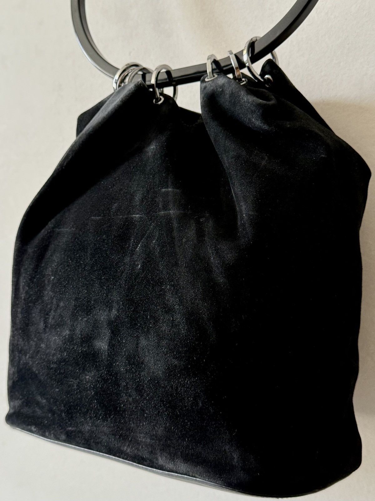 Gucci Gucci - Tom Ford - FW1999 - Suede Ring Bag Size ONE SIZE - 7 Thumbnail