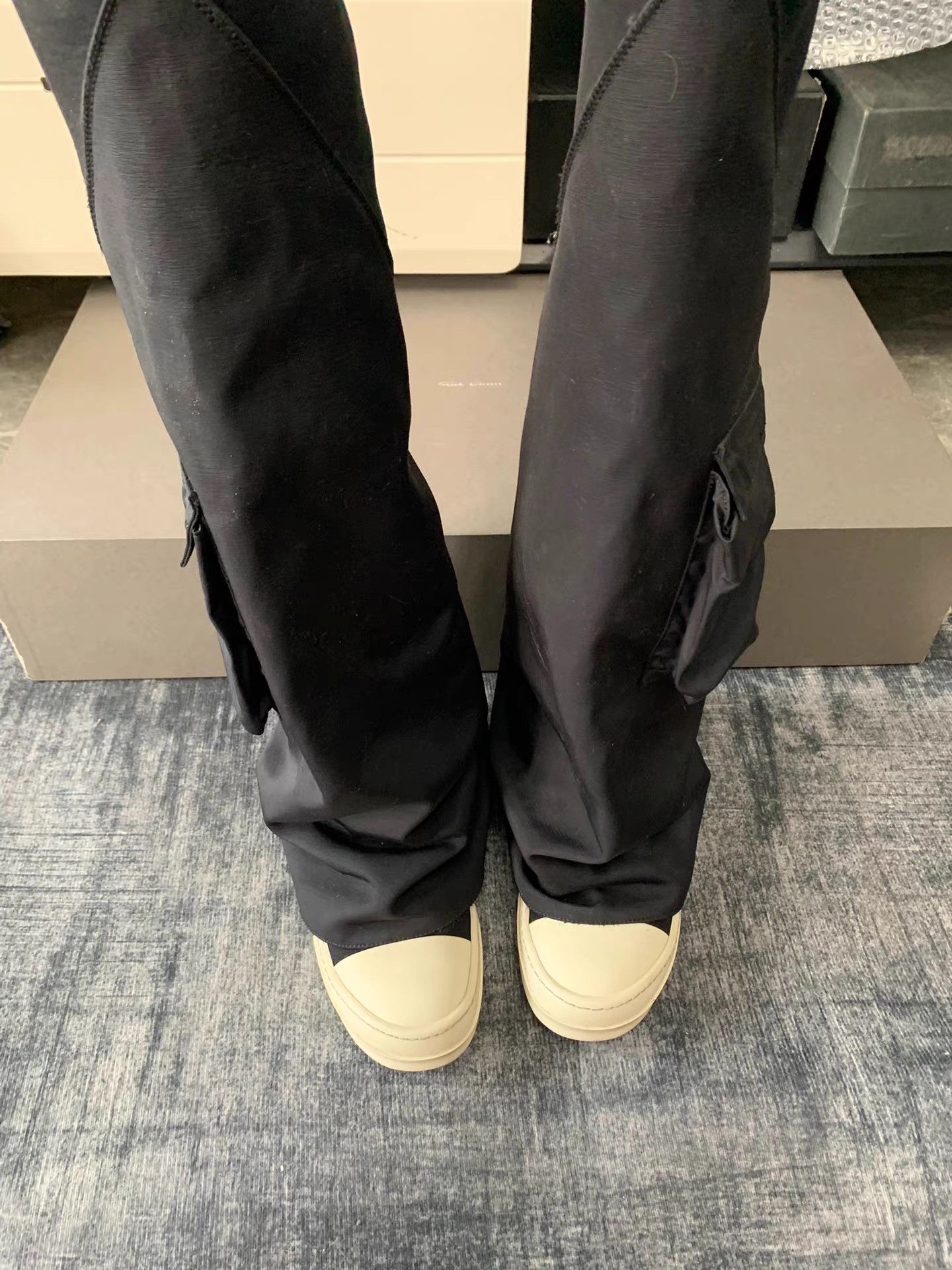 Rick Owens Rick Owens Cargo Pocket Pants Boots Size US 8 / IT 38 - 3 Thumbnail