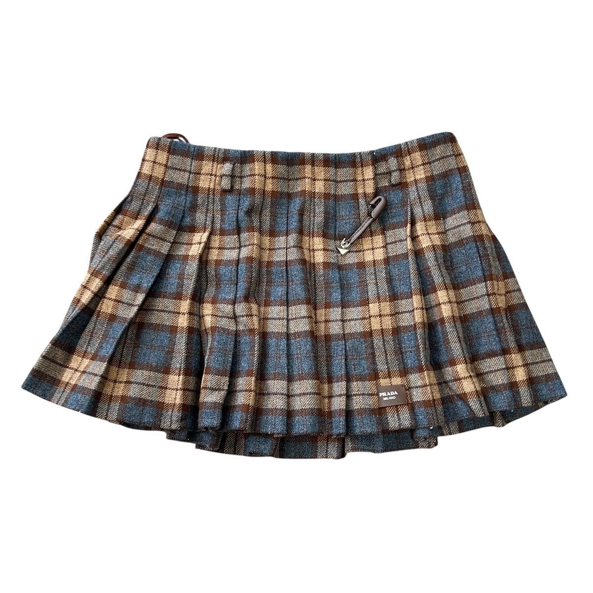 Prada PRADA RAF SIMONS 2024AW Check Wool Twill Shirt & Skirt Setup Size S / US 4 / IT 40 - 14 Thumbnail