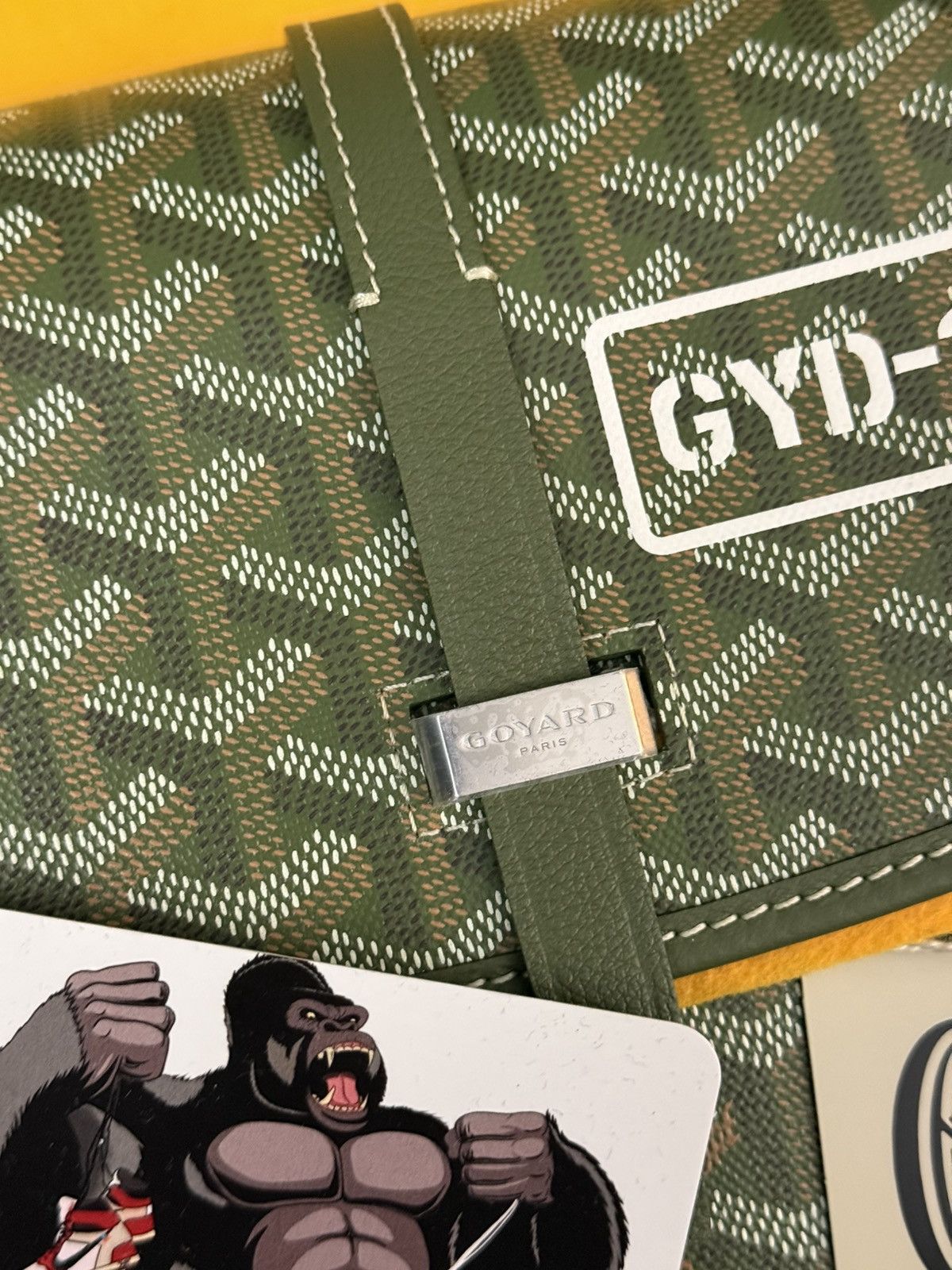 Goyard Goyard Belvedere PM Messenger Side Bag Luminous Khaki Green Size ONE SIZE - 4 Thumbnail