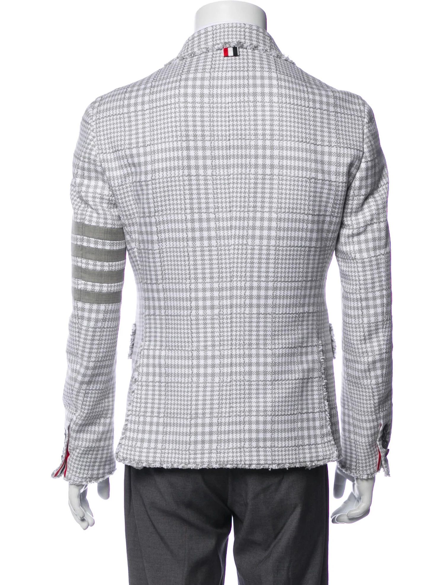 Thom Browne Rare Thom Browne Tweed Pattern Blazer Size 36R - 3 Thumbnail
