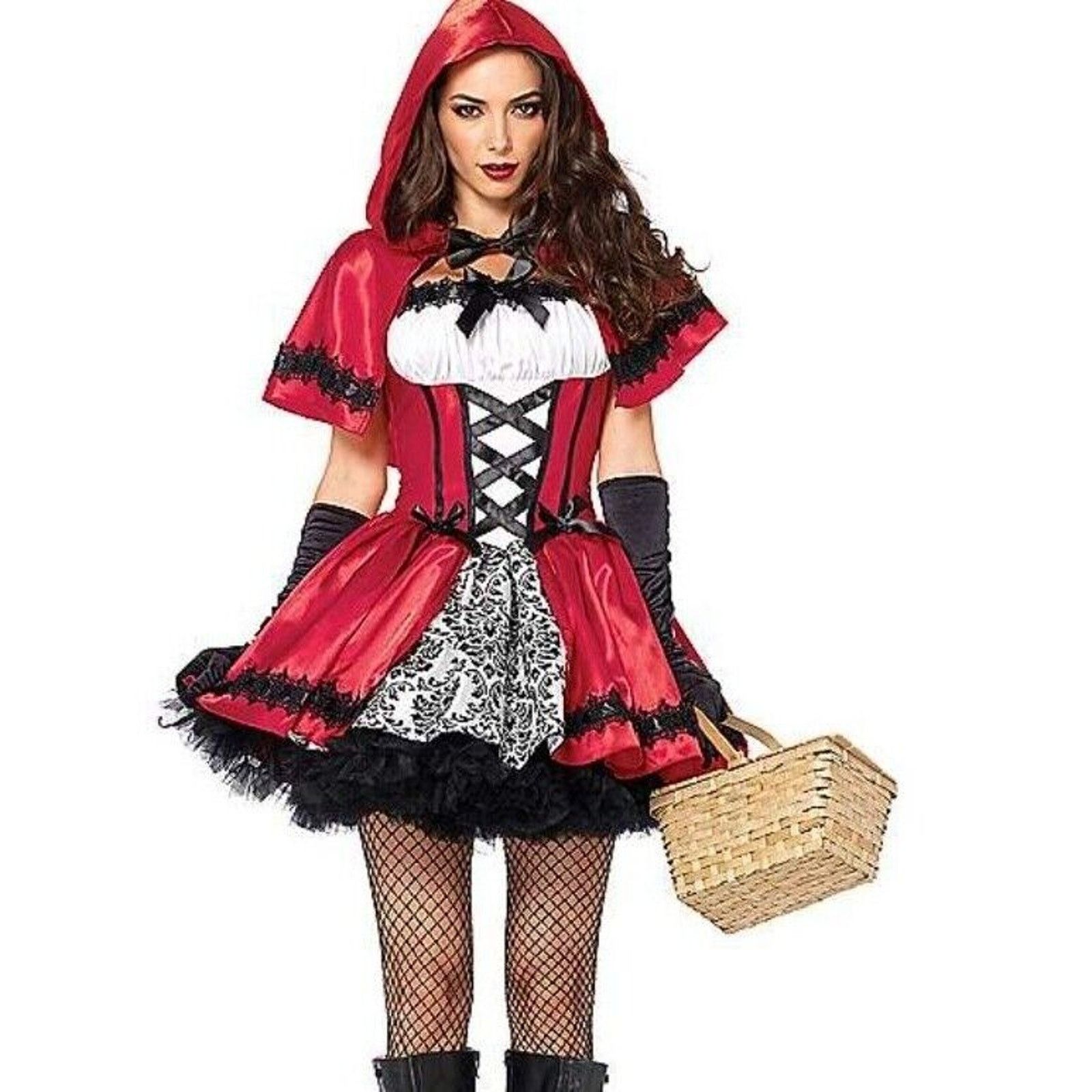 Other Spirit Halloween Women's Adult Gothic Red Riding Hood Costum Size M / US 6-8 / IT 42-44 - 1 Thumbnail