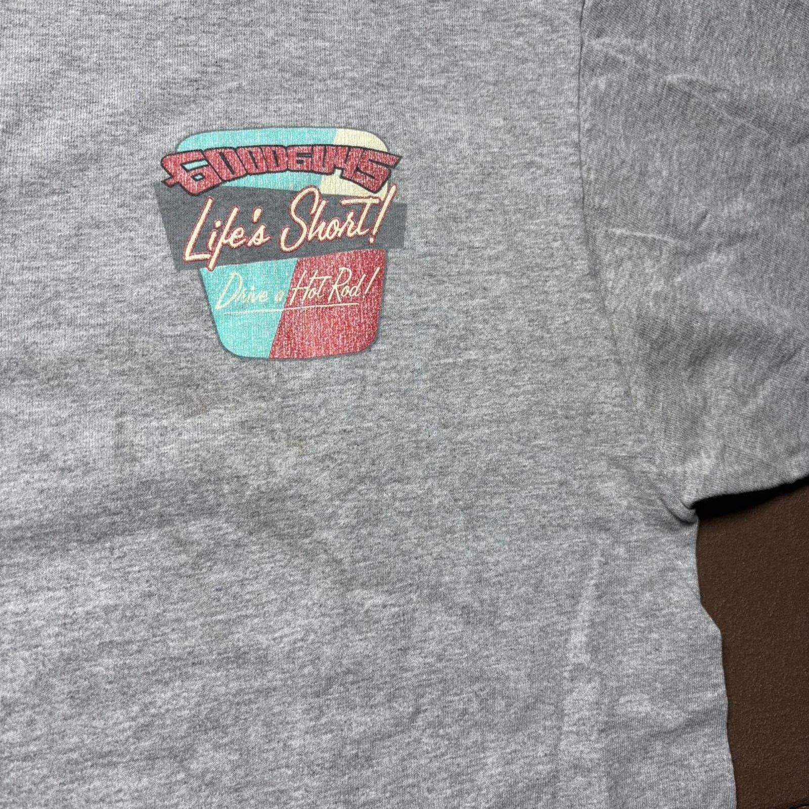 NASCAR Grey Good Guys Hot Rod Car Quarter button up Shirt Size US L / EU 52-54 / 3 - 4 Thumbnail
